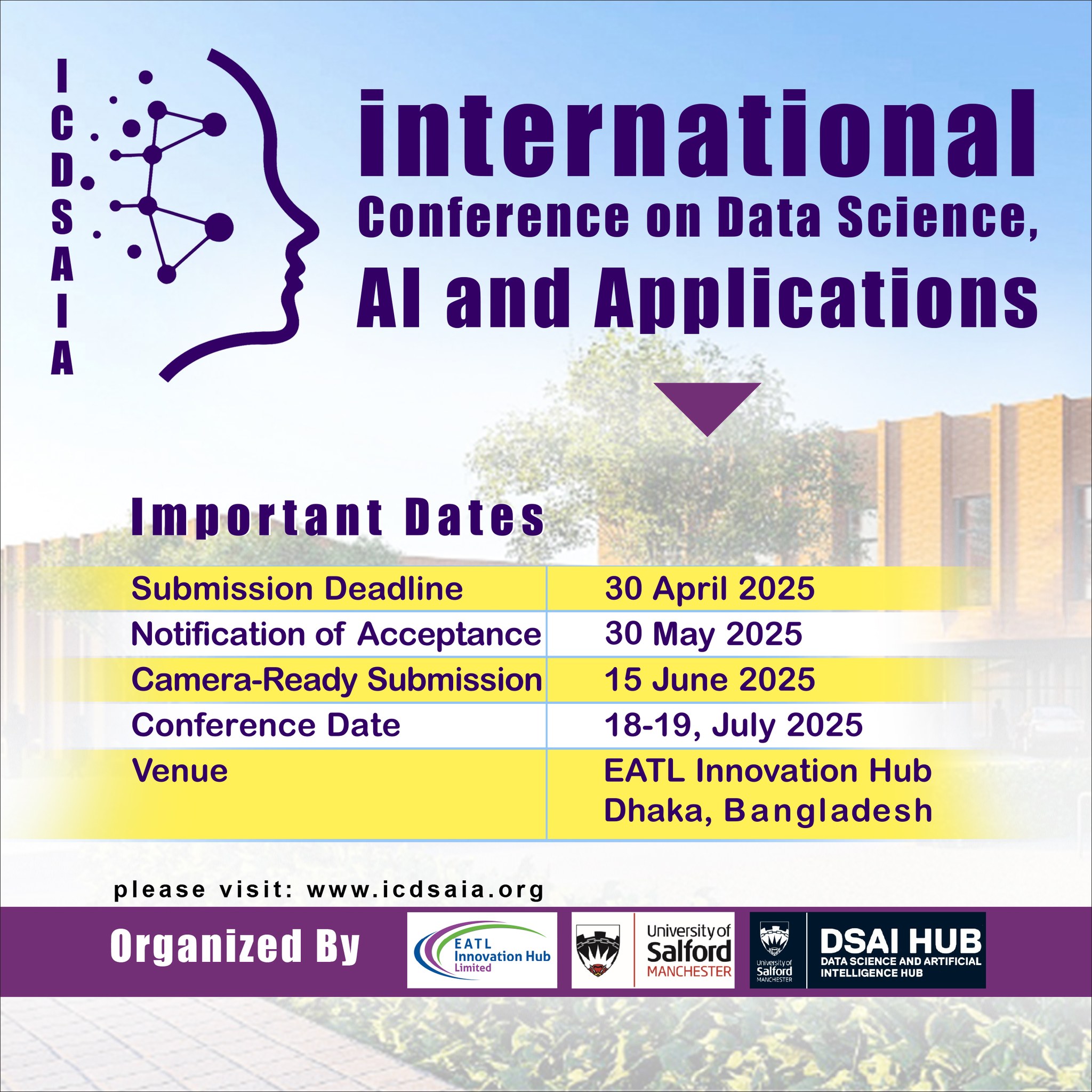 International Conference on Data Science, AI and Applications