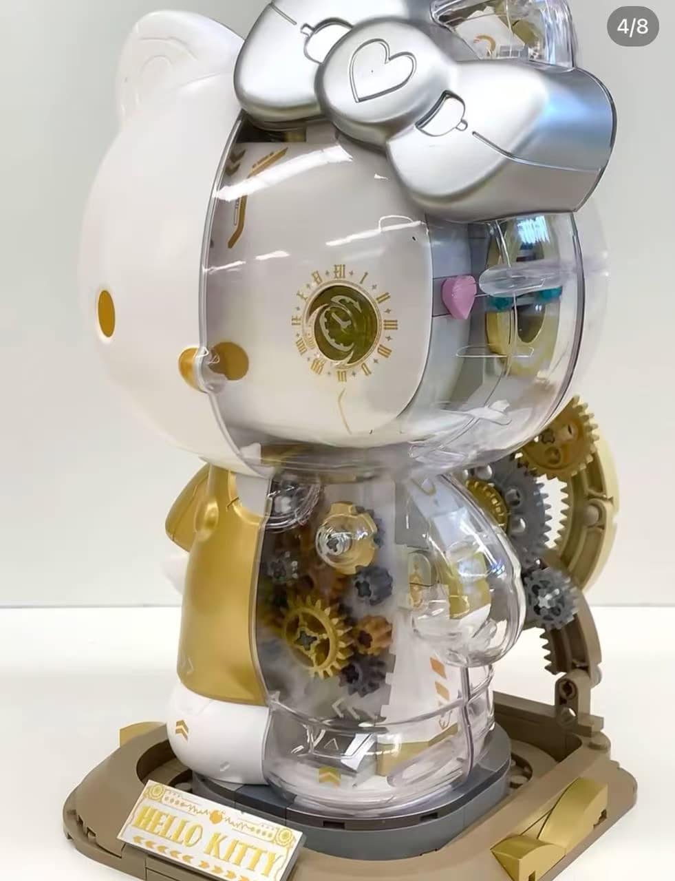 HELLO KITTY 50周年必入款(HK001) 【 HELLO KITTY 珍珠白金大体】 尺寸 