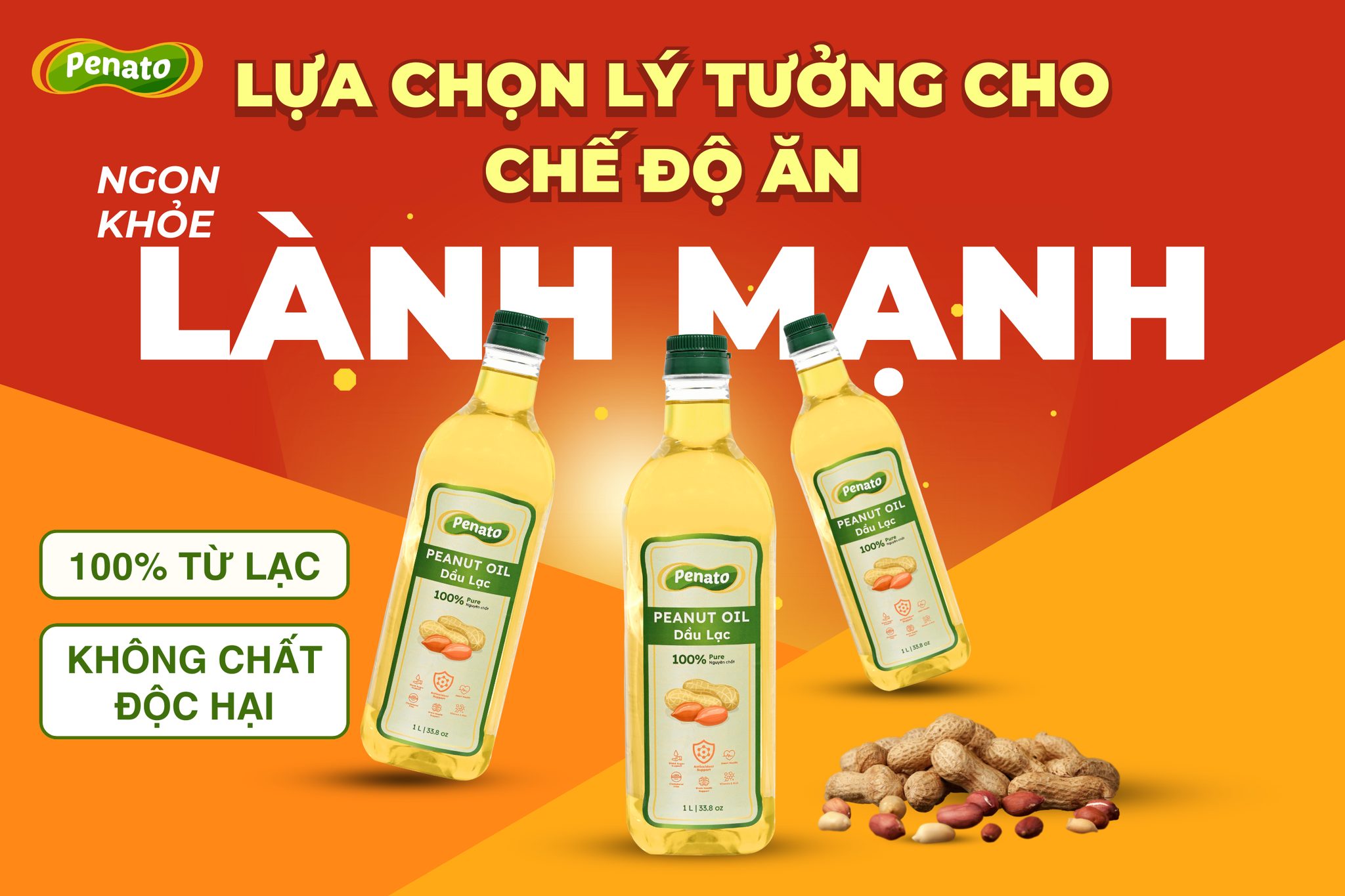 Penato - Dầu Lạc Nguyên Chất | Hai Phong