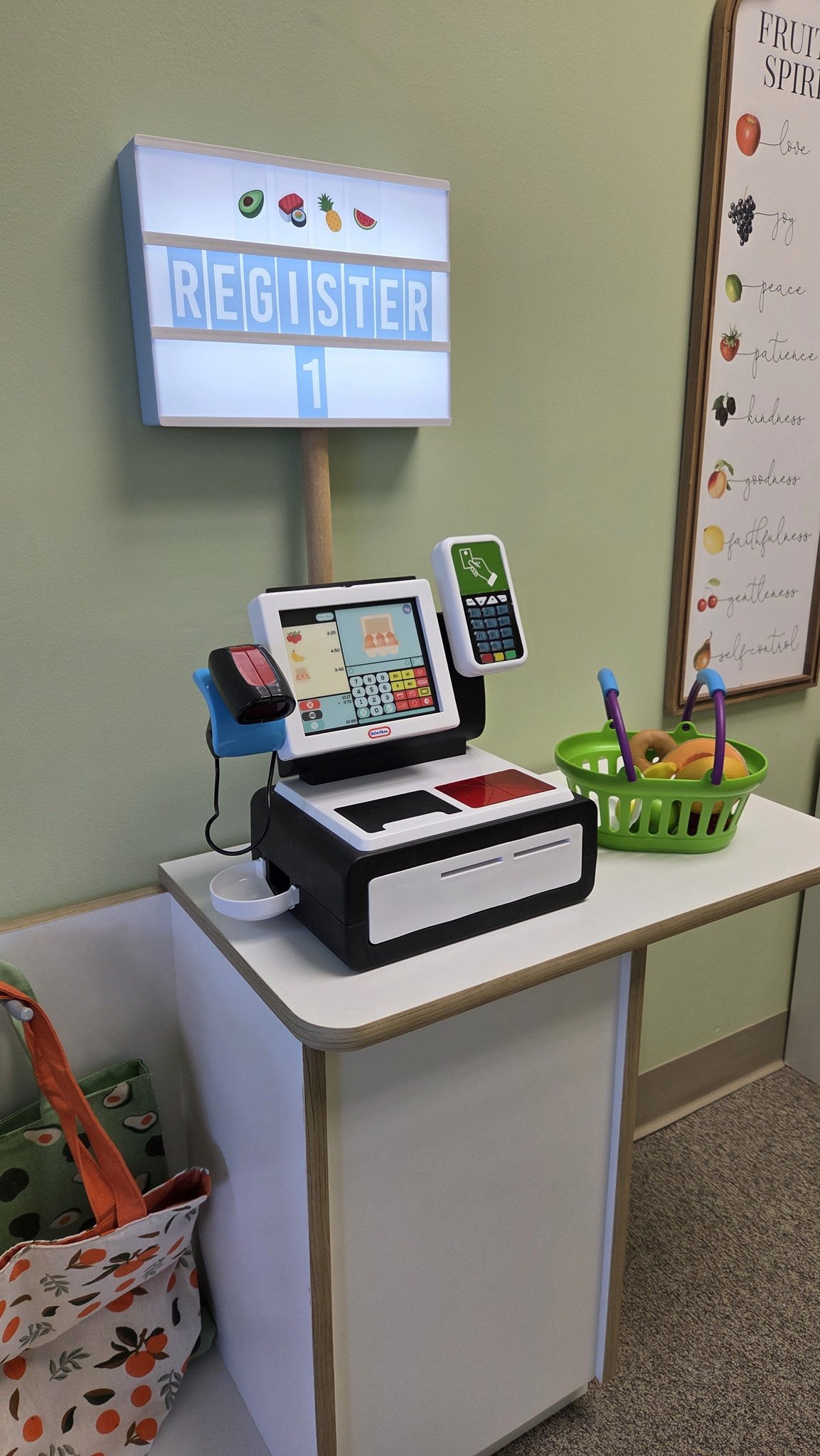 Wow! What a cute little bunny cash register! Come enjoy the fun