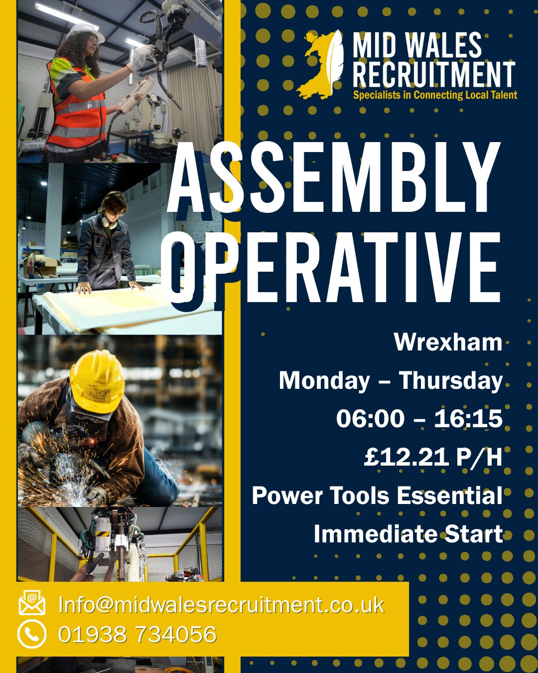 Oswestry Job Vacancies | We’re looking for a hands-on Assembly ...