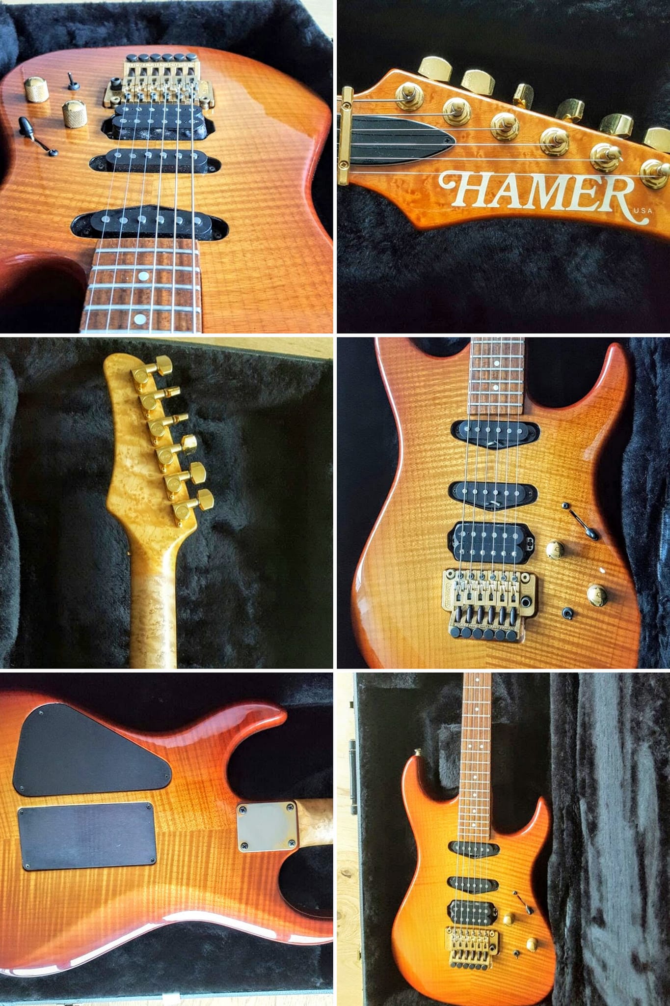 【K】HAMER Studio DC☆Duncan Designed☆ My Hamer Vintage S with Original Seymour Duncan Pickups. Built in