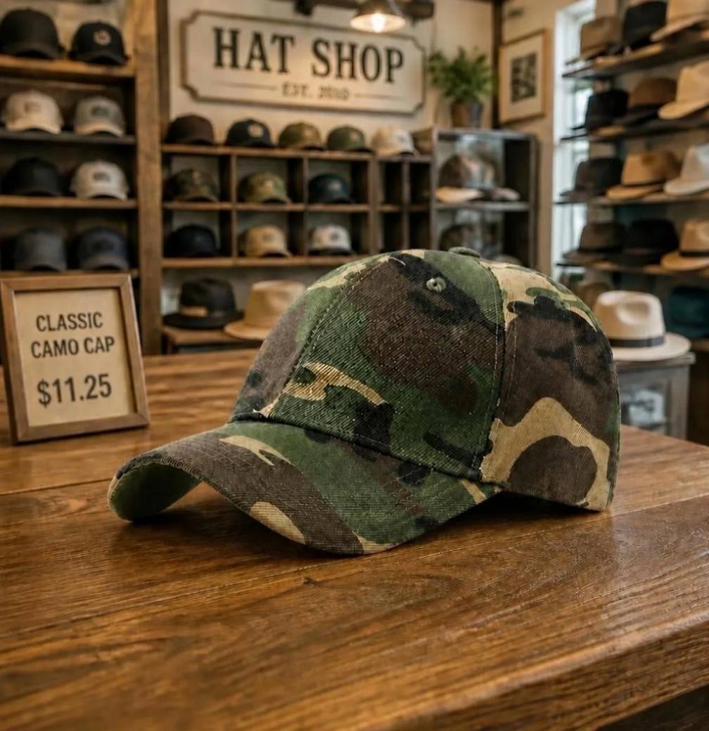 帽子 SOLsoonerorlaterPLATEAU (CAMO) cap New Camo Baseball Cap/Hats $10ea.