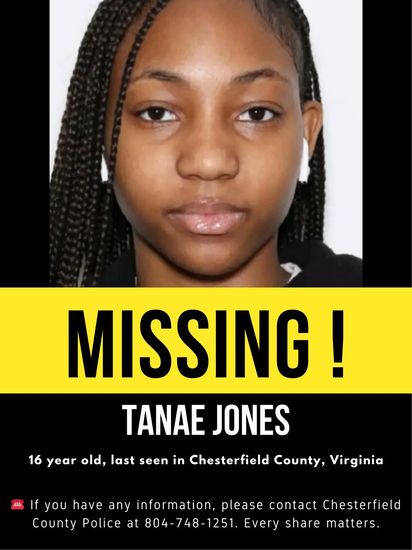 Outrageous - 🚨💔 MISSING TEEN — PLEASE SHARE 💔🚨 Sixteen-year-old Tanae ...