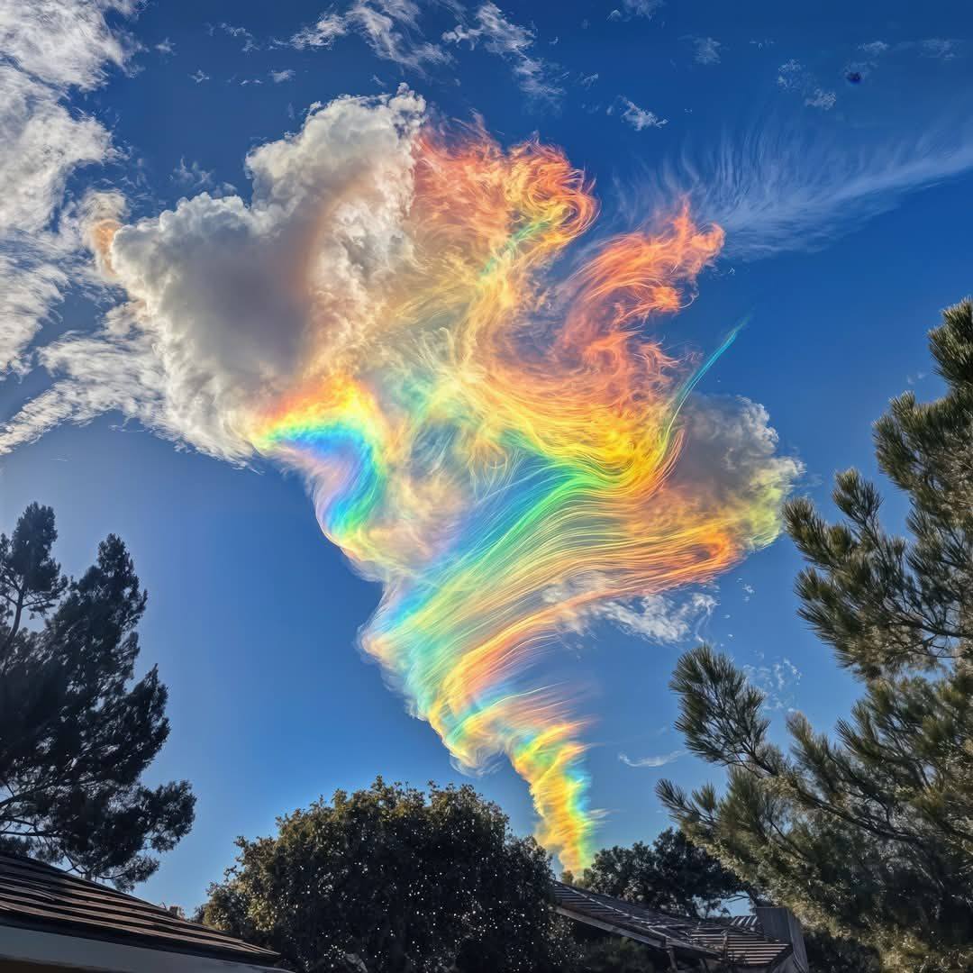 Fire rainbows spotted over Hawaii