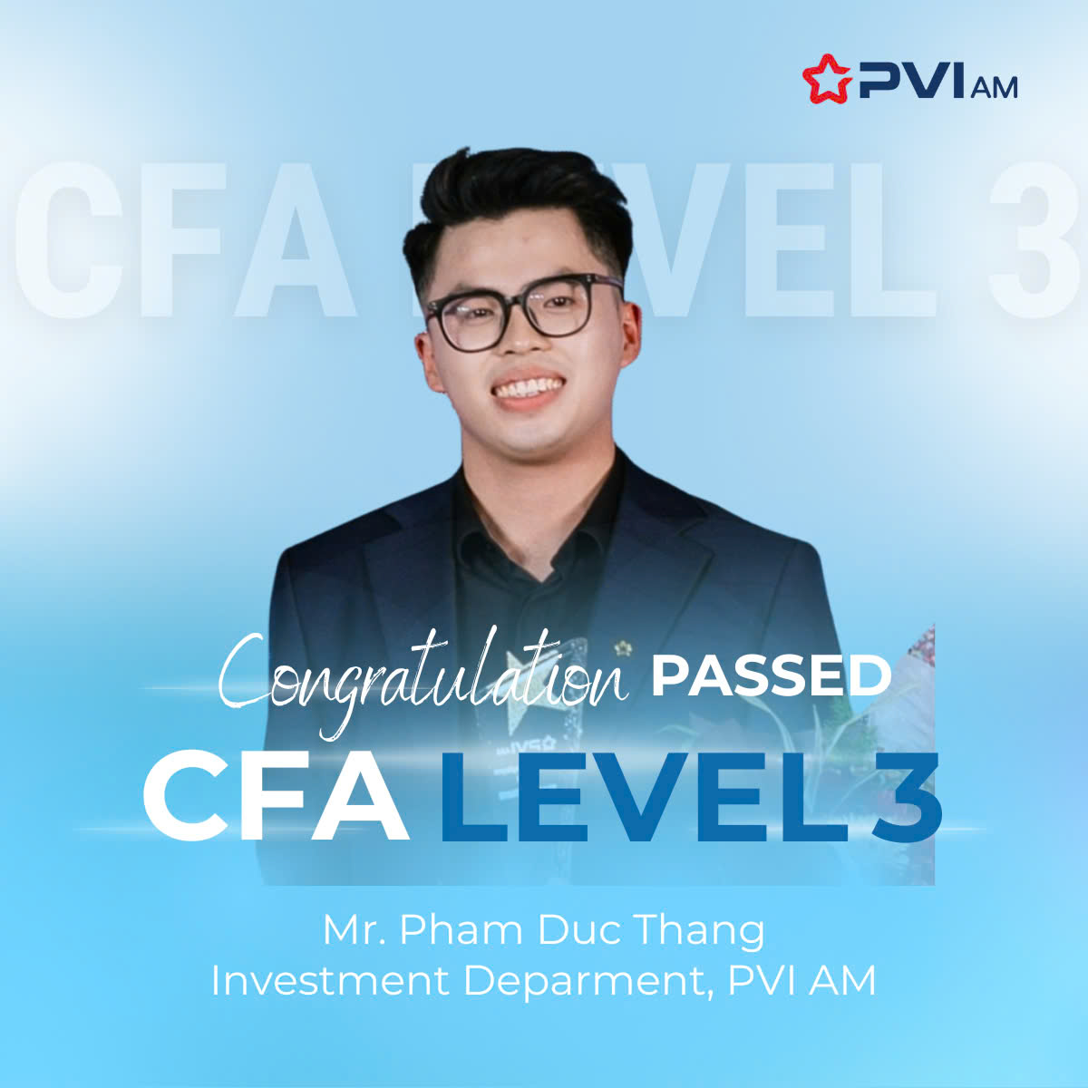 🎉 Congratulations to Mr. Pham Duc... - PVI Asset Management | Facebook