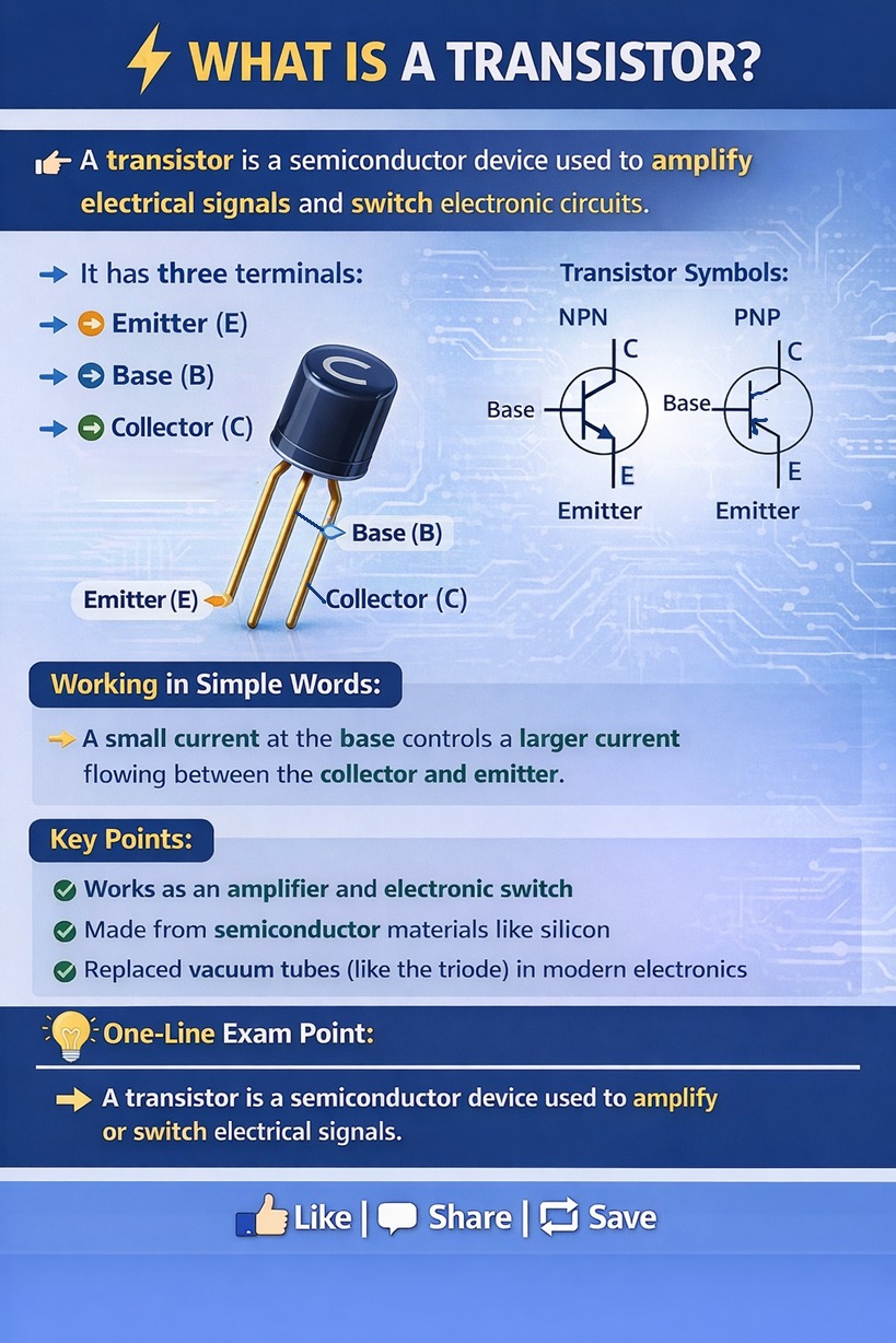PHYSICS QUESTIONS AND ANSWERS | Transistor #physics 🙂 | Facebook