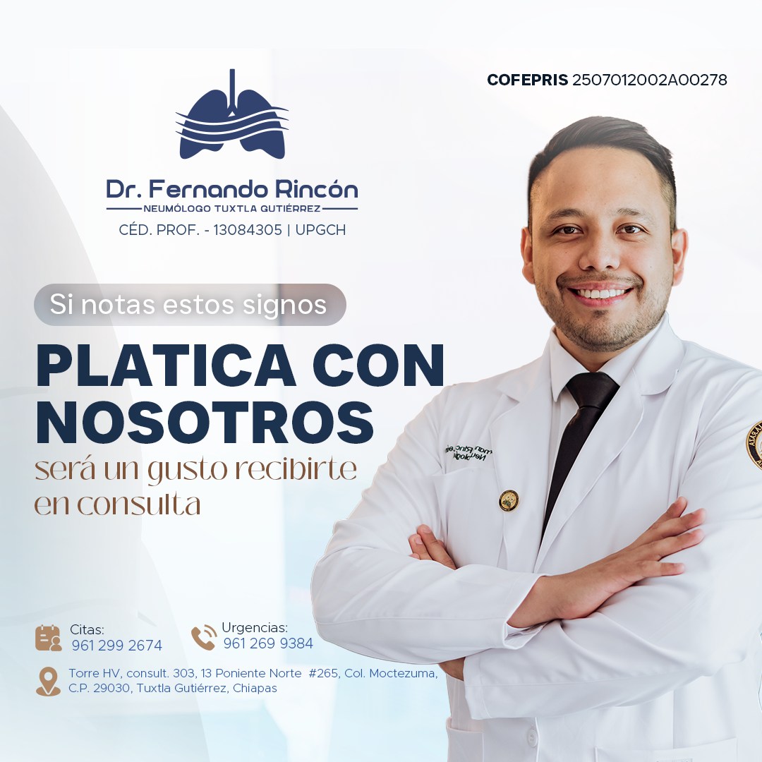 Neumólogo Dr. Fernando Rincón | Tuxtla Gutiérrez