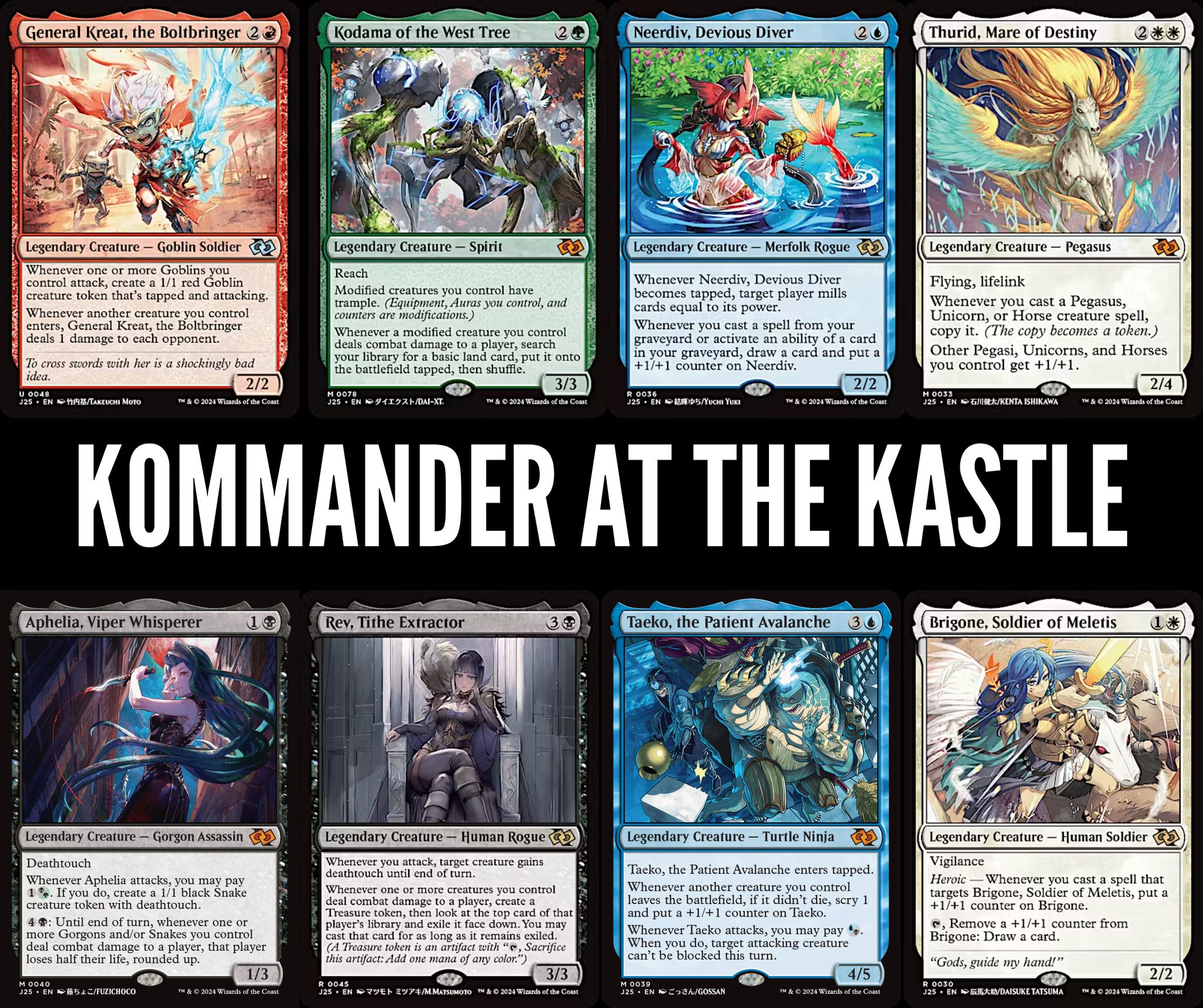 mtg commander cards foundations - Wretched Ranks - Deck plus the possibility of an Art card showcasing a piece of art from the set Building FIVE Commander Decks from