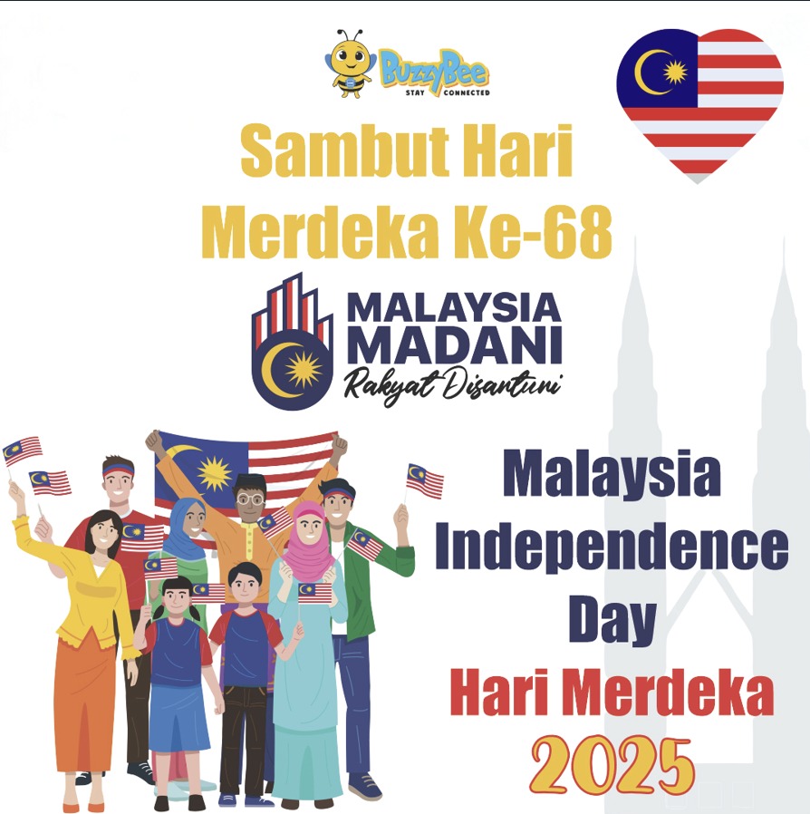BuzzyBee.my - 🇲🇾 Selamat Hari Merdeka Ke-68! 🎉 Malaysia... | Facebook