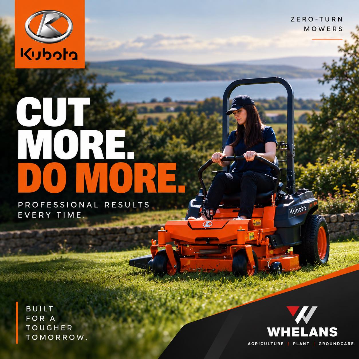 Take your mowing to the next level with a Kubota Zero-Turn Mower