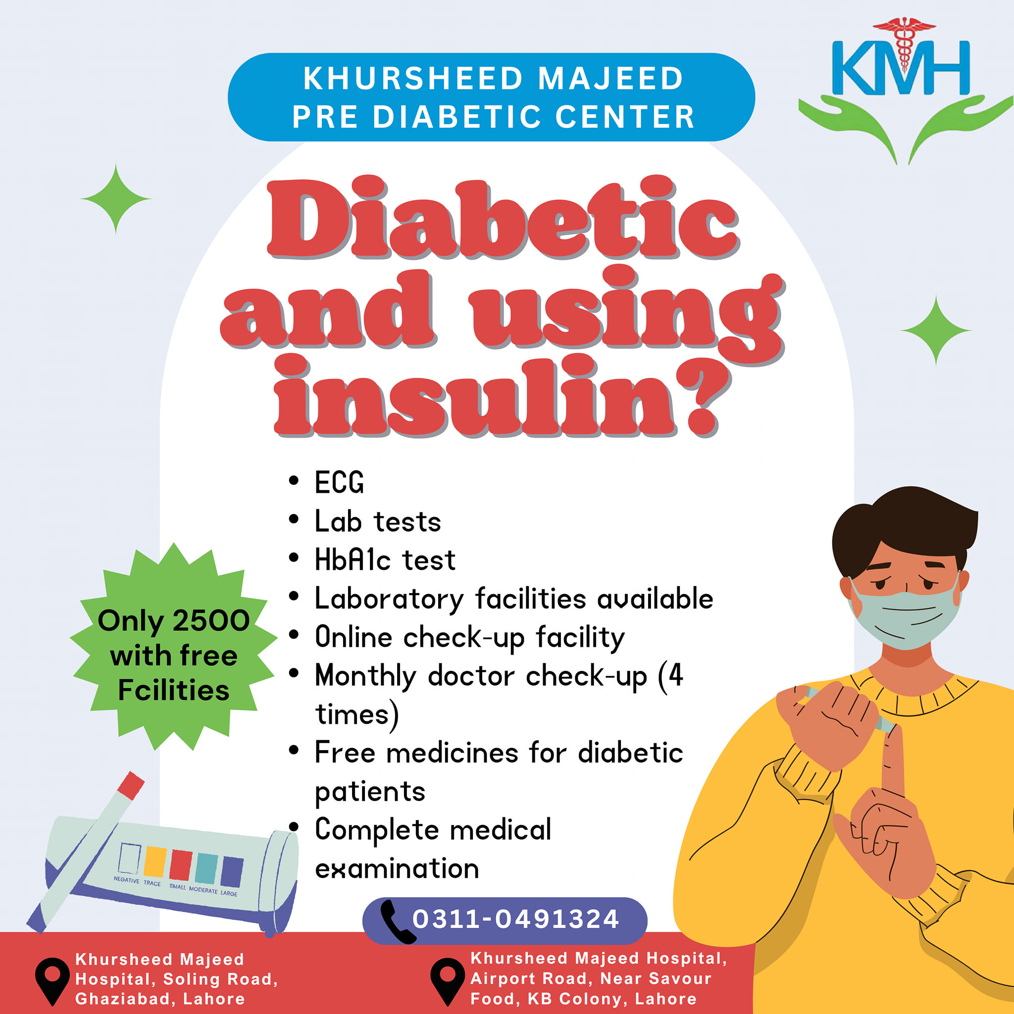 Khursheed Majeed Pre Diabetic center | Lahore