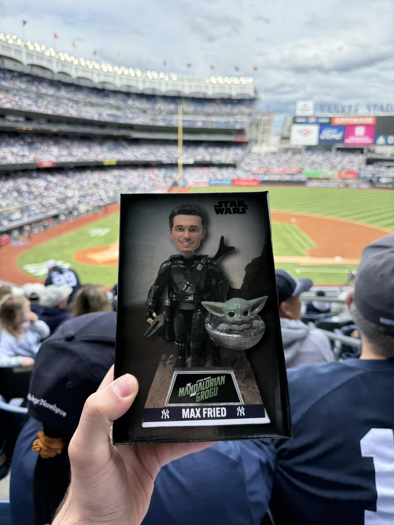 Yankees' Star Wars Day stunner: Max Fried Mandalorian bobblehead