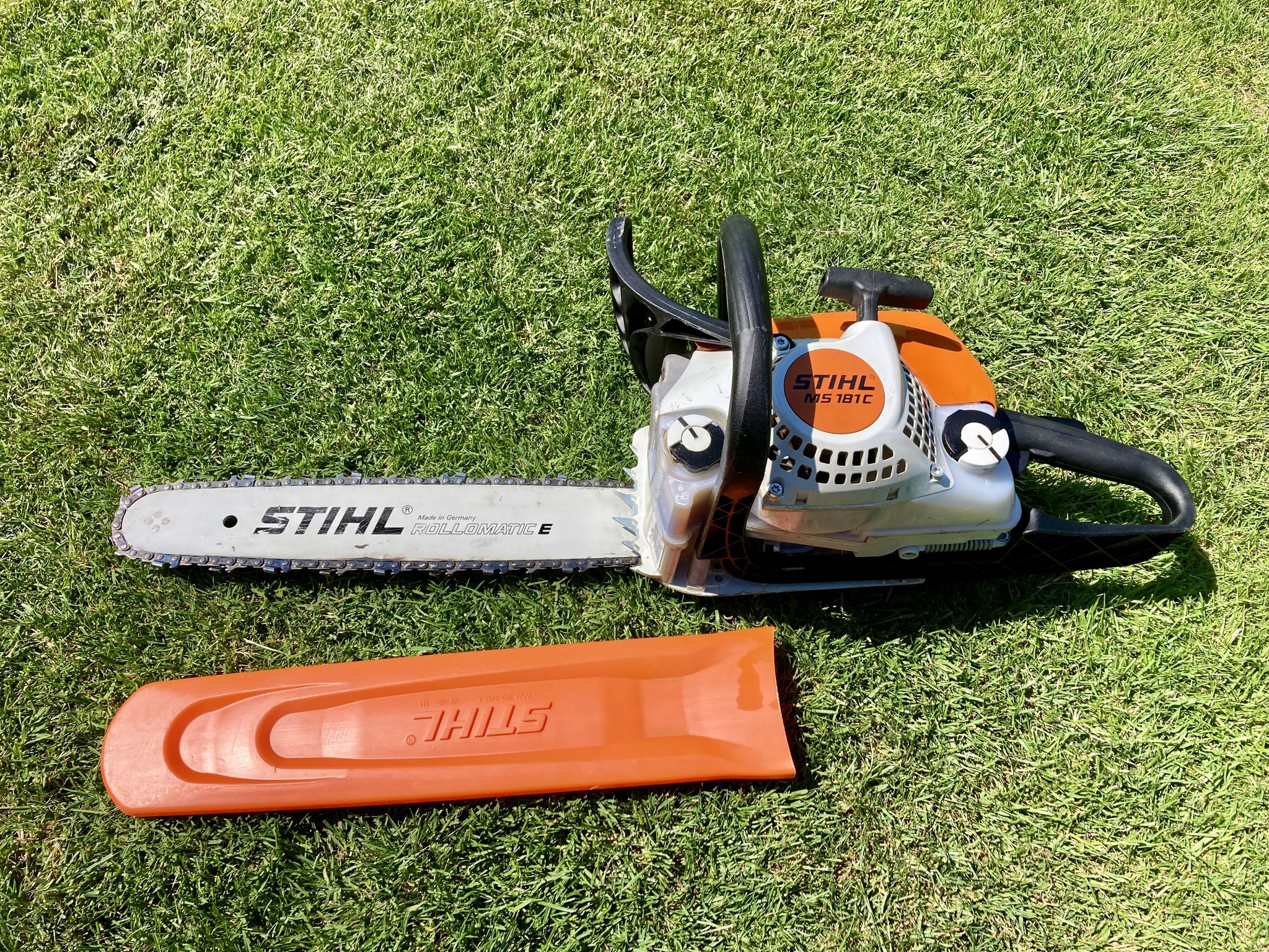 Stihl ms180 year of manufactury 2005. Still good working. Ready to 
