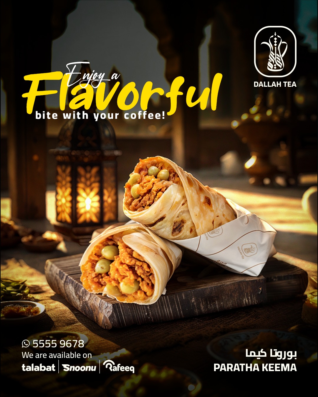 Dallah - Savor the rich flavors of Paratha Keema at Dallah Tea, a ...