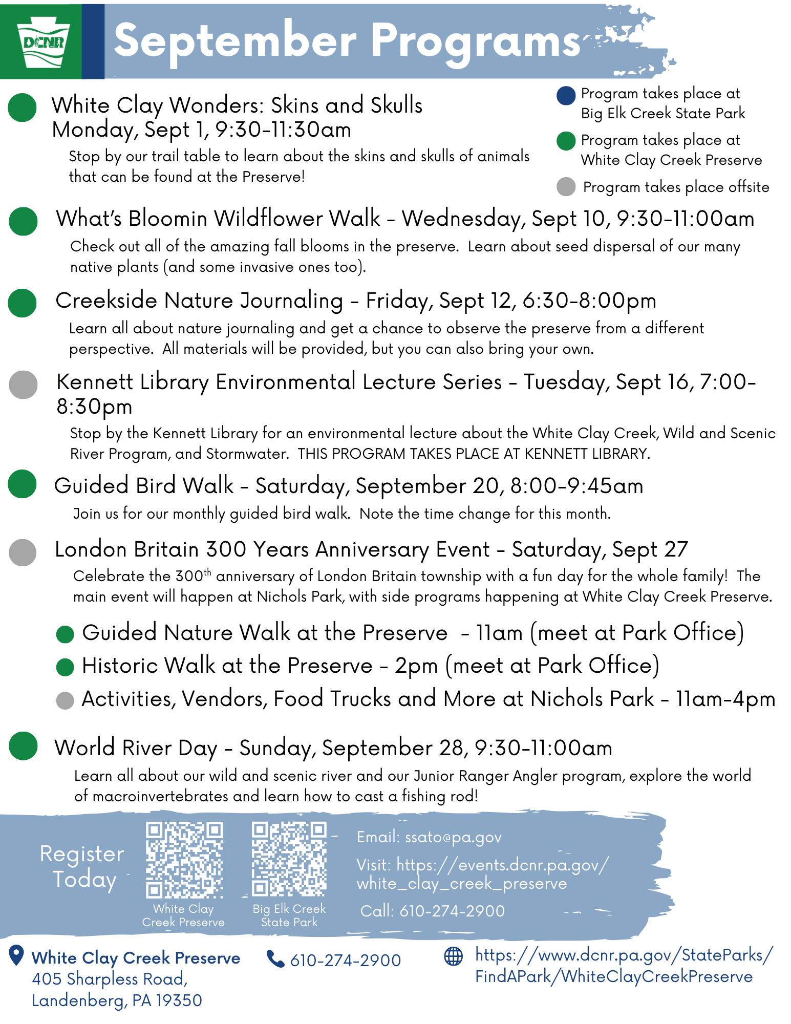 Check out all... - Friends of White Clay Creek Preserve (PA) | Facebook