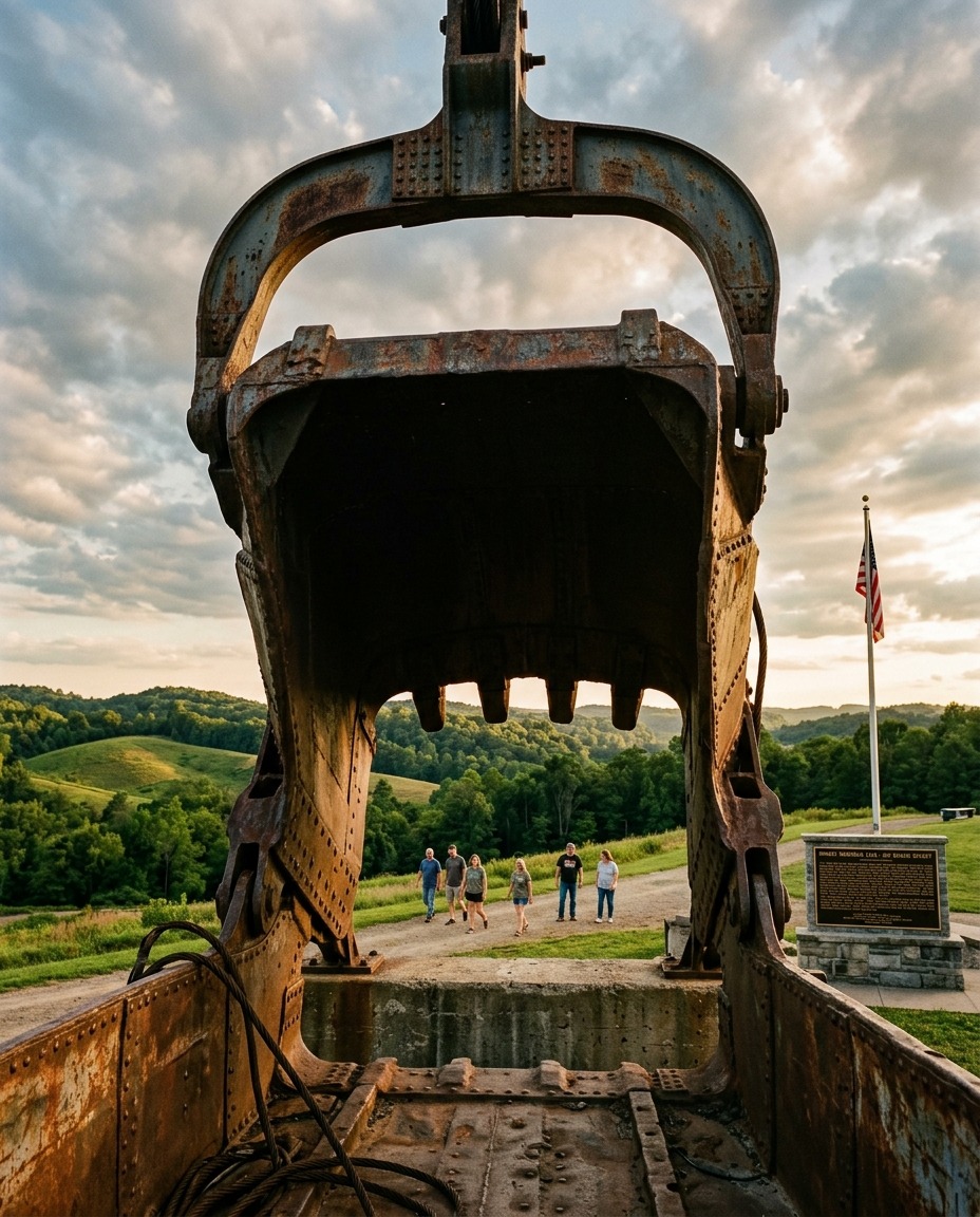 水槽 junkyard&workers Ohio - ⚒️ It is hard to grasp the scale of the Big Muskie bucket