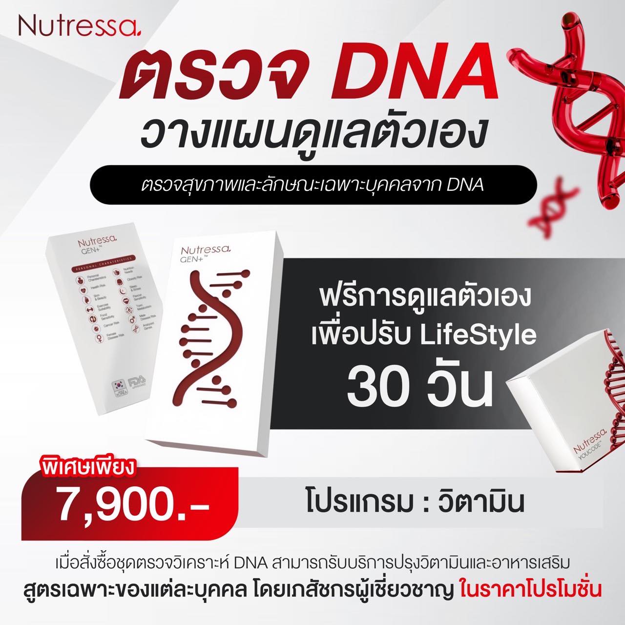Nutressa - วางแผนอนาคตจาก DNA เฉพาะร่างกายตัวเอง🧬💊 สุขภาพดี…เริ่มจาก ...