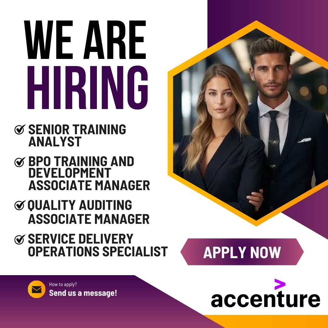 IT and BPO Career Opportunities in the Philippines | 🌟ACCENTURE is ...
