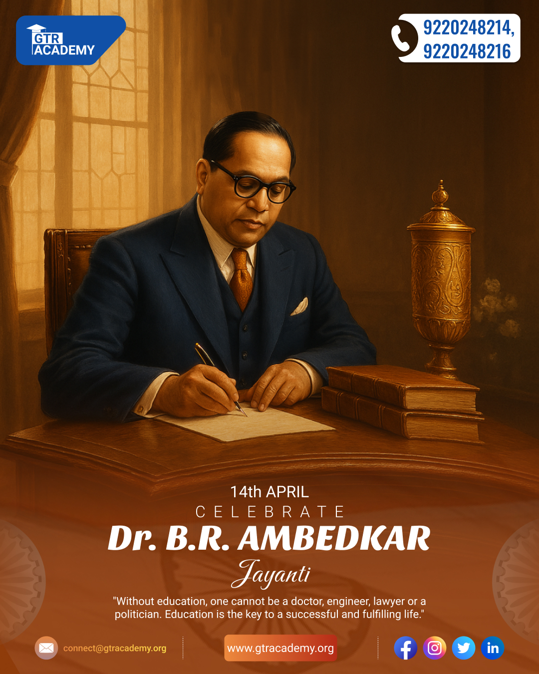 GTR - Today, we honor the legacy of the visionary leader, Dr. B.R ...