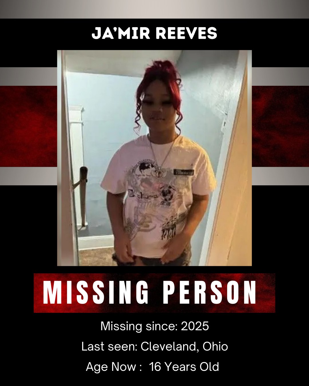 Final Trace - 🚨 URGENT: 16-year-old Ja’Mir Reeves has been... | Facebook