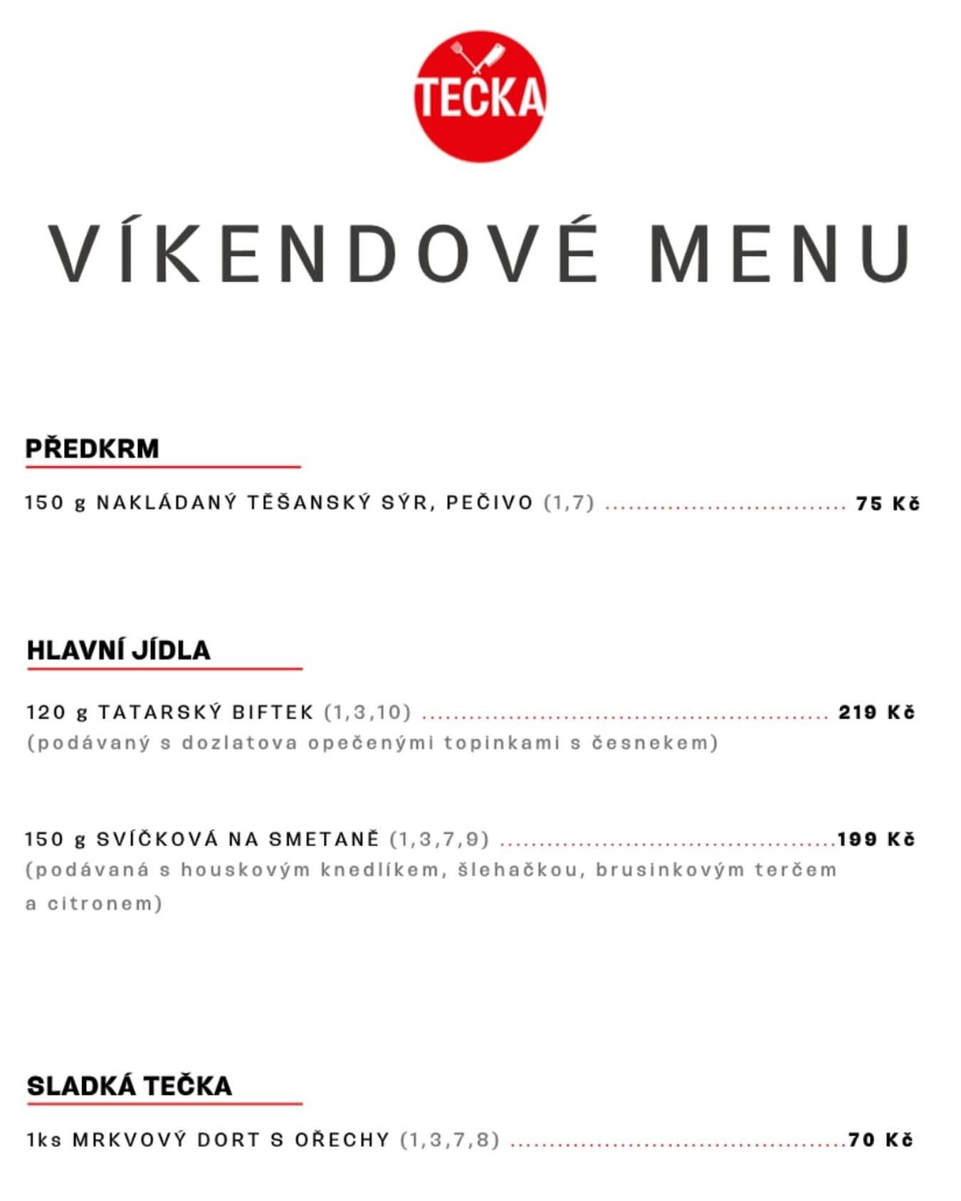 Restaurace TEČKA | Tesany