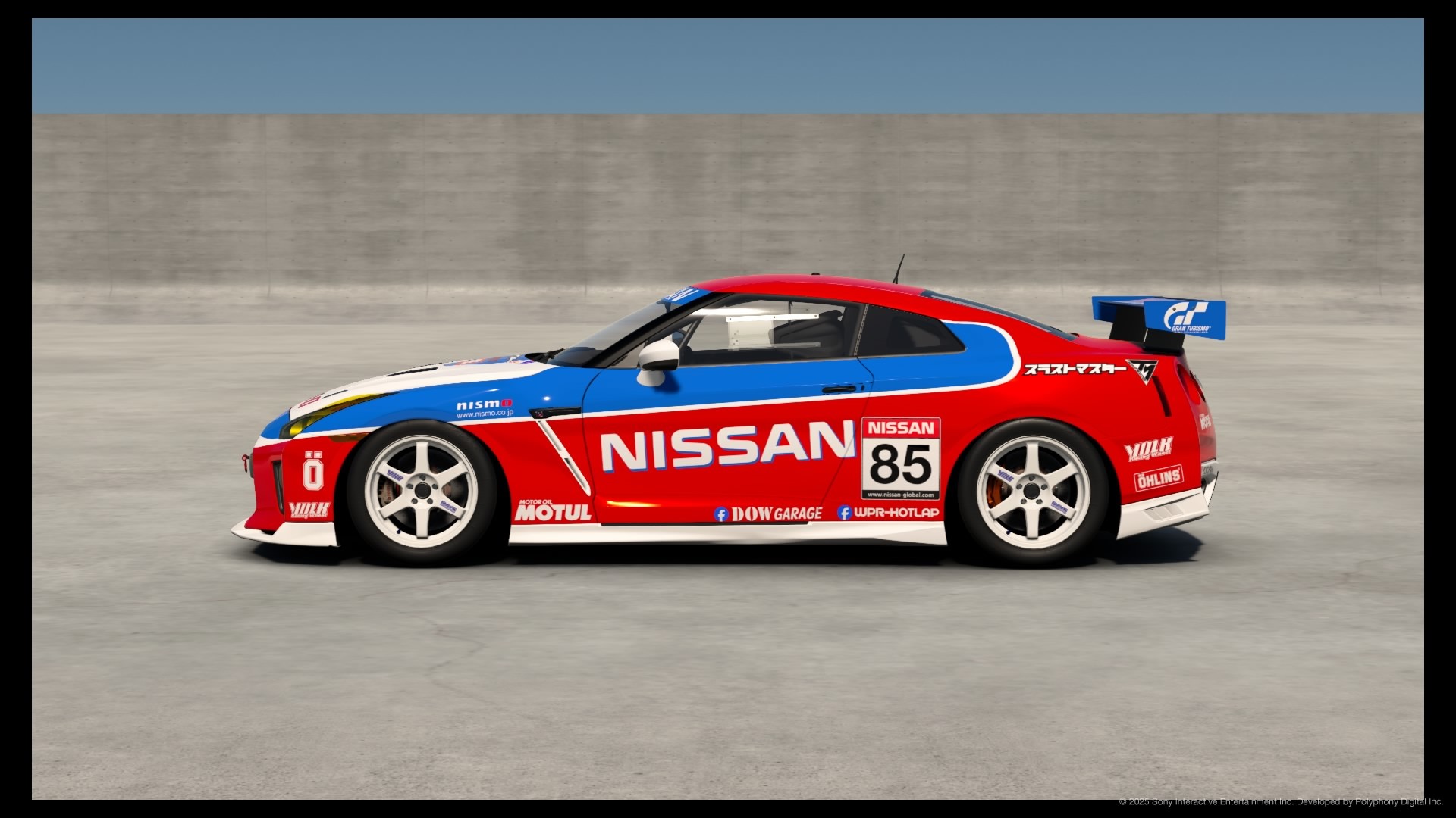 Hot Wheels Nissan 300ZX livery on Gran Turismo GR4 GT-R