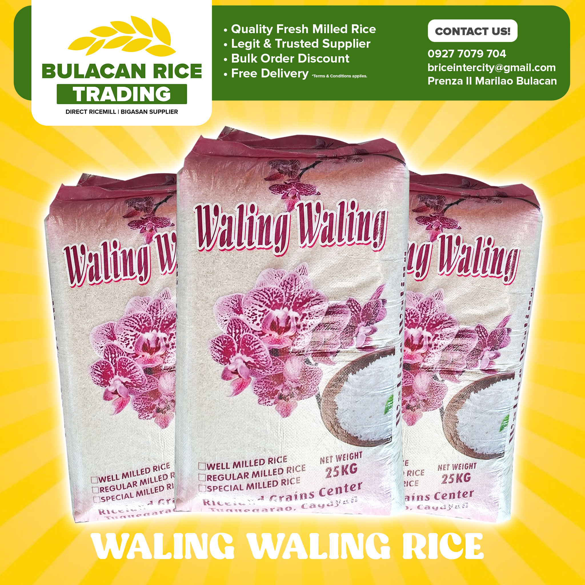 Bulacan - 𝐁𝐈𝐆𝐀𝐒 𝐏𝐀𝐍𝐆 𝐍𝐄𝐆𝐎𝐒𝐘𝐎 𝐎𝐑 𝐏𝐀𝐍𝐆 𝐒𝐀𝐑𝐈𝐋𝐈𝐍𝐆 𝐊𝐎𝐍𝐒𝐔𝐌𝐎 🌾 𝐖𝐞 𝐨𝐟𝐟𝐞𝐫 𝐁𝐢𝐠 ...