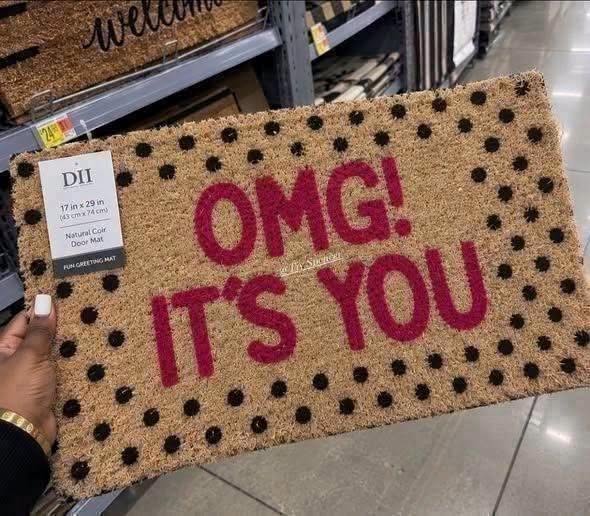 his the perfect doormat iykyk 😍💕 DII 17inx291m 17inx29in