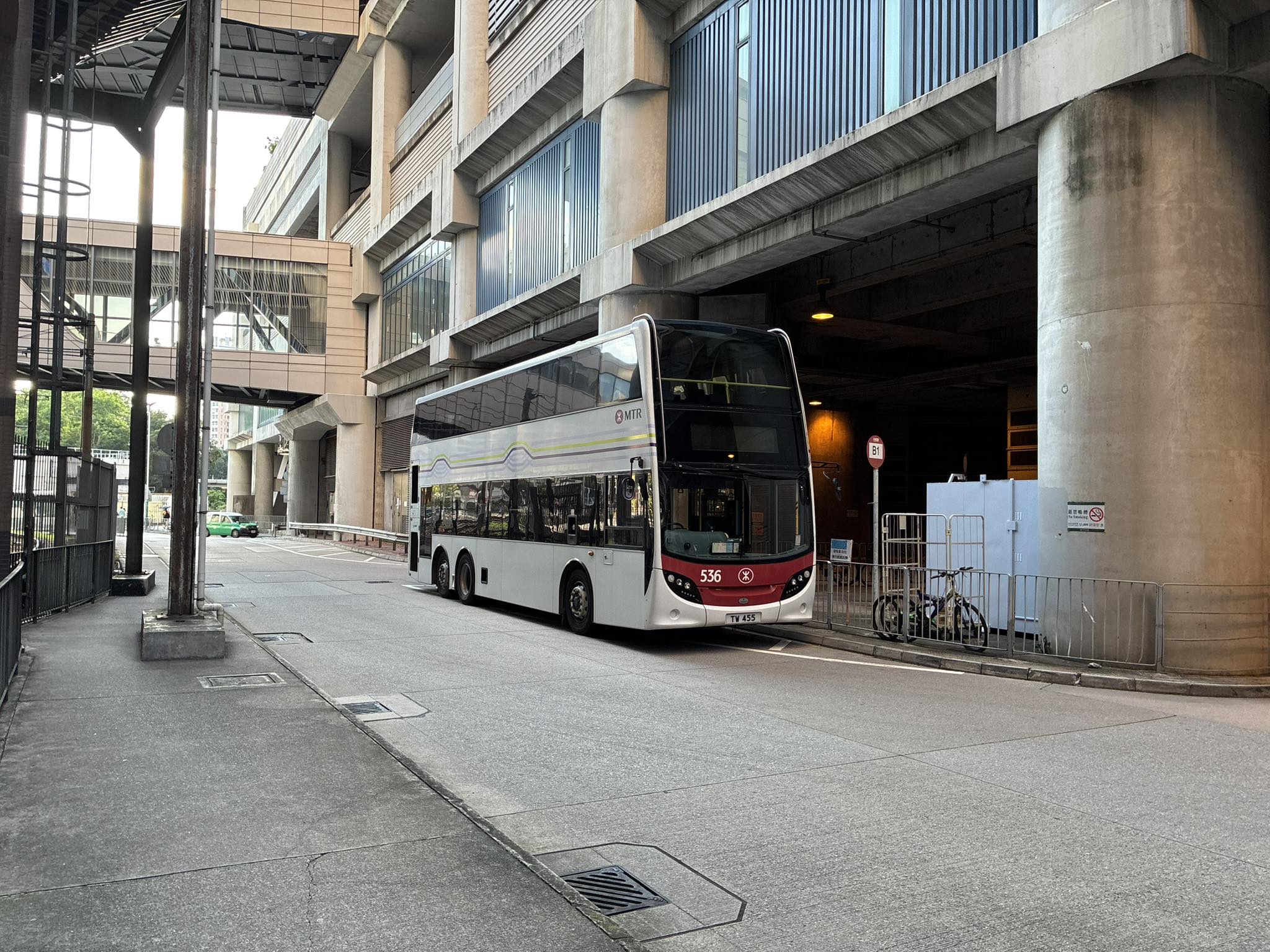 Alexander Dennis Enviro500 bus spotted at Yuen Long Station