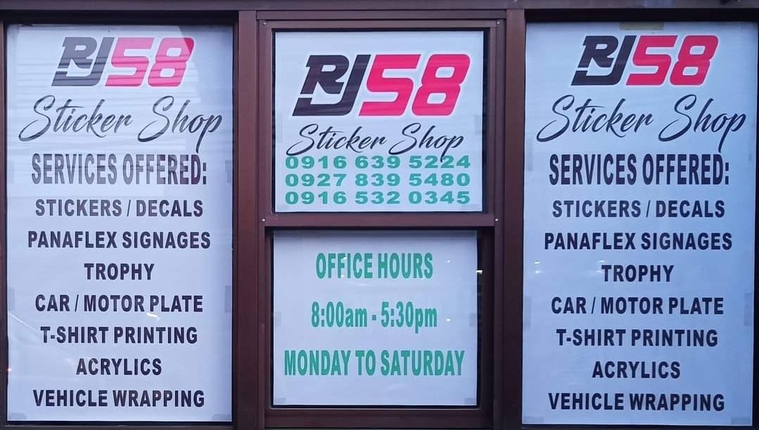 RJ58 Sticker Shop - Lipa City | Lipa City
