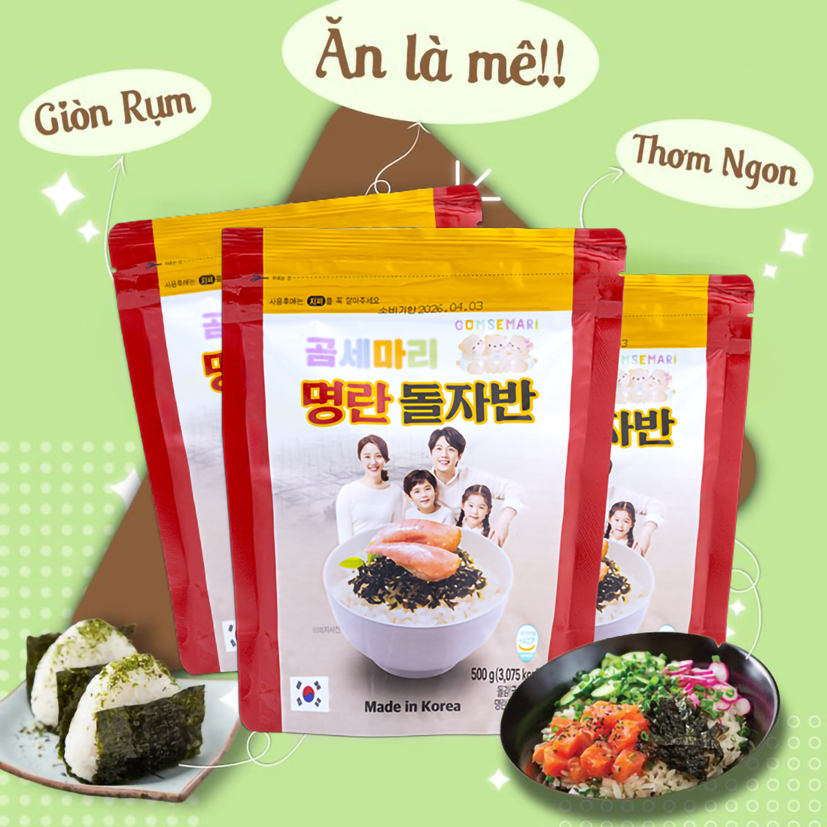 Rong Biển 3 Con Gấu Gomsemari - Nhập Khẩu Hàn Quốc | Hai Duong