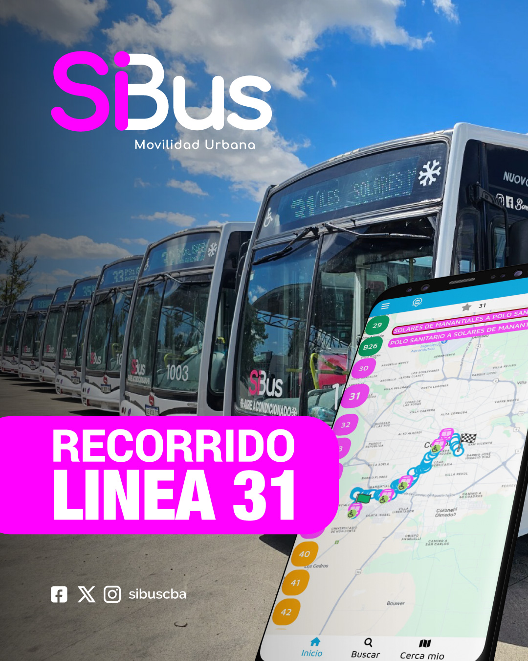 SiBus Cba - 🚍 Conectamos tu recorrido diario. Porque... | Facebook