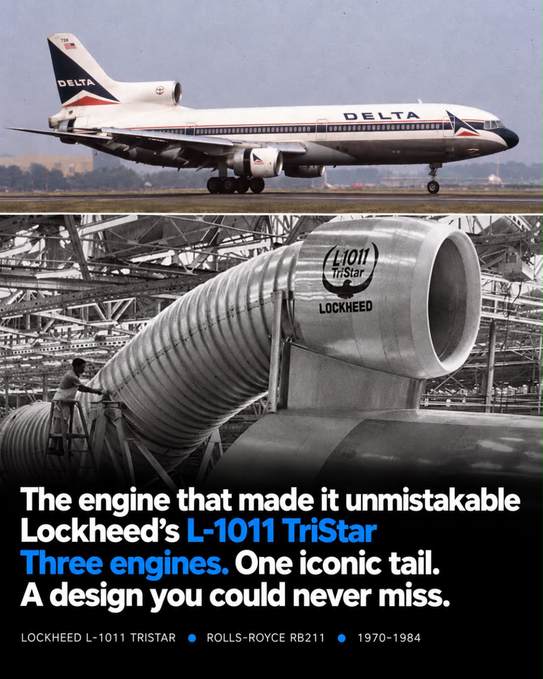 Revell's 1/144 scale Lockheed L-1011 TriStar cutaway model kit
