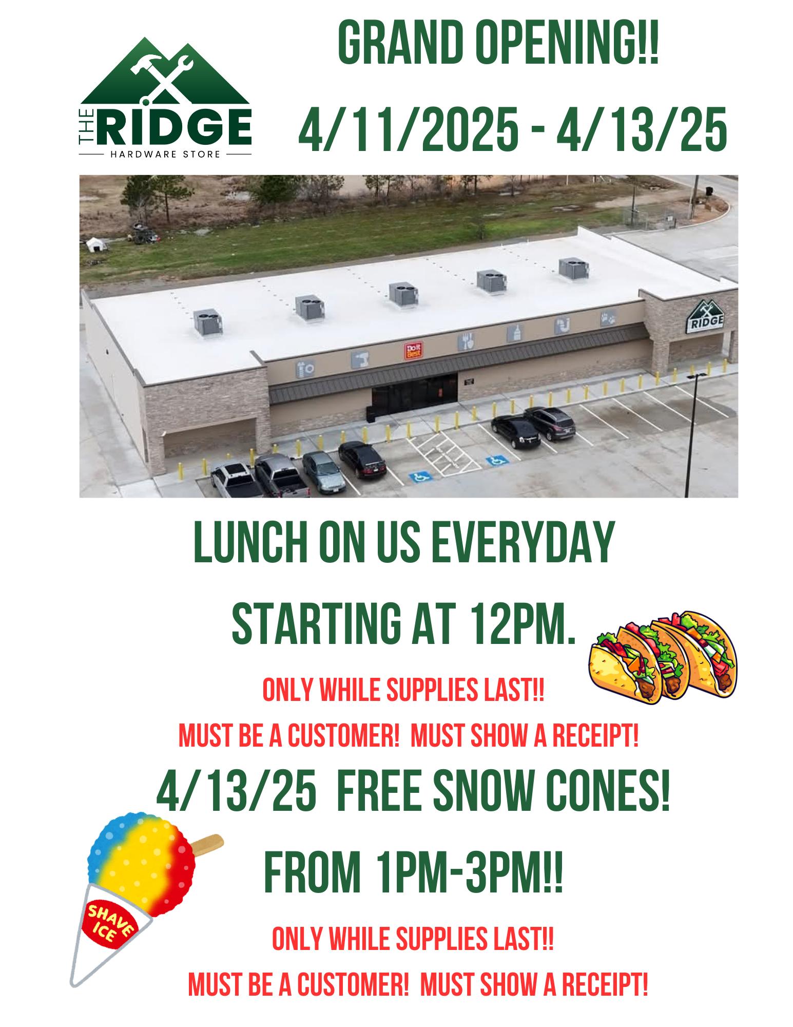 Ridge Hardware | Cleveland TX