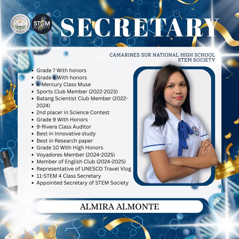 CSNHS STEM Society added a new photo. - CSNHS STEM Society