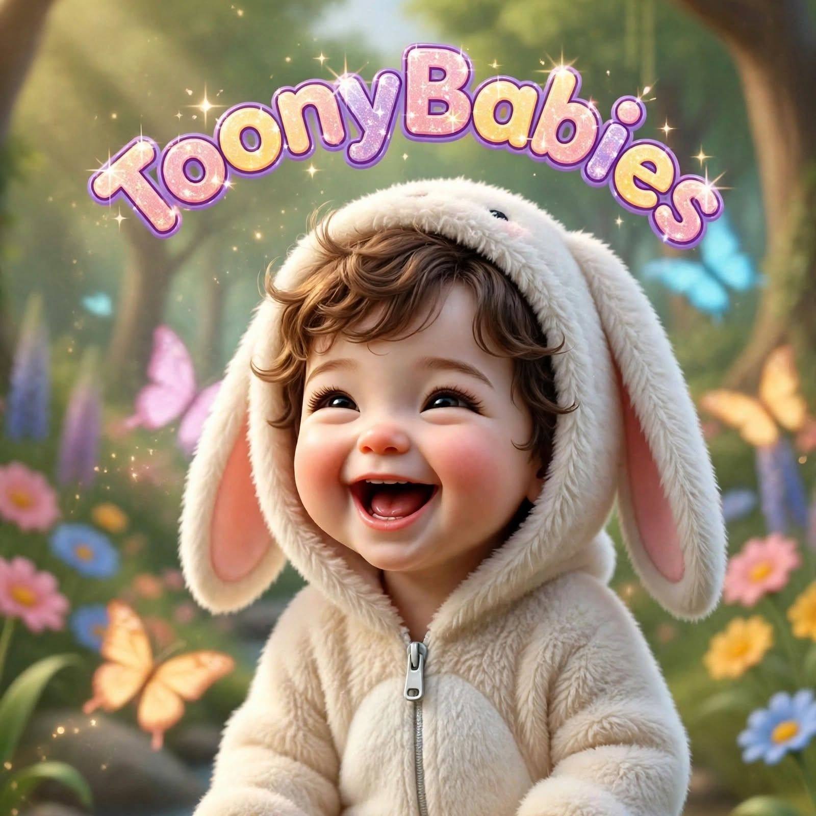 🐰🌈 The Cutest Baby in the Magical Jungle! 🦁💖 A little bunny baby, a ...