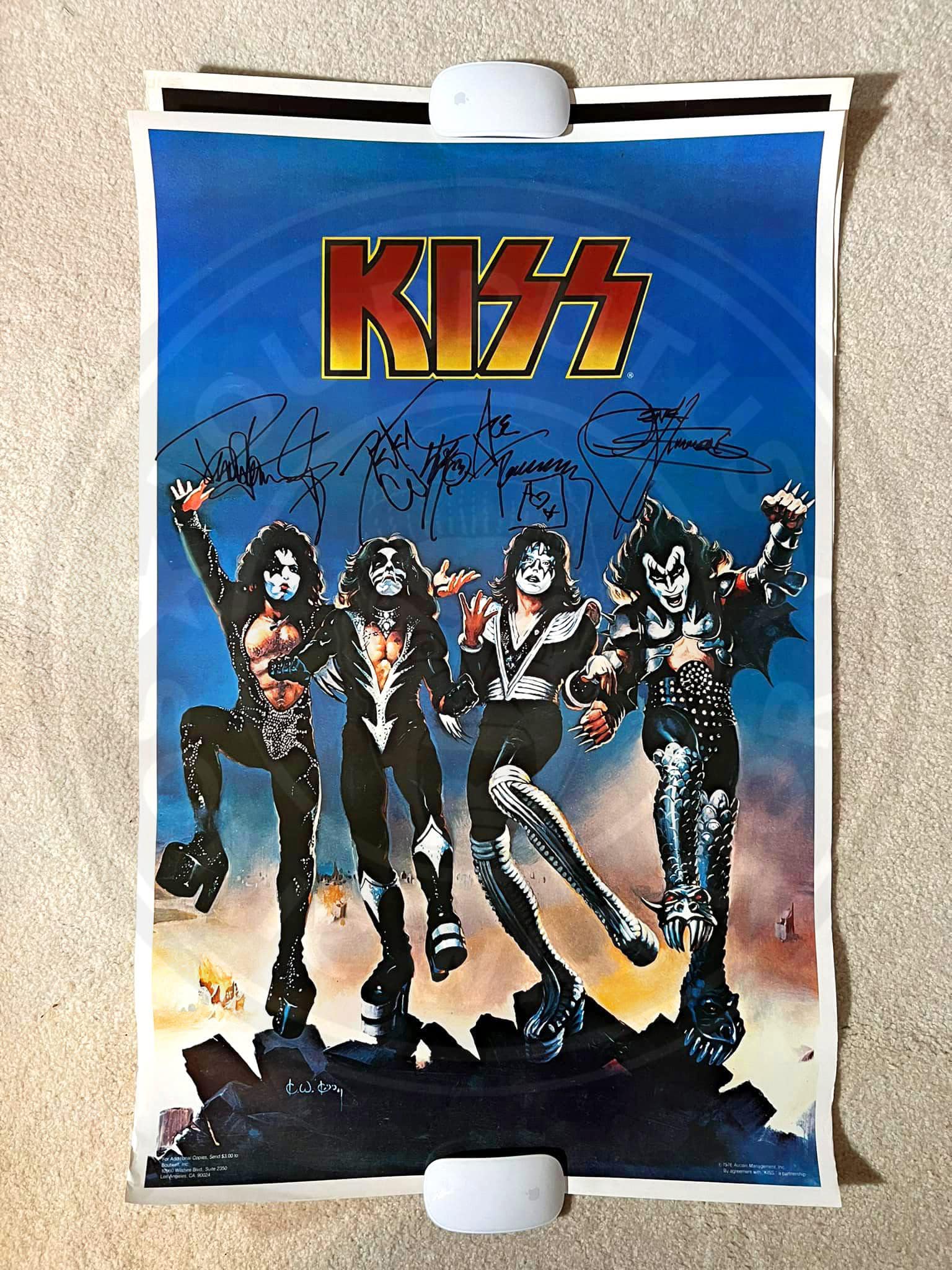 The KISS 50th anniversary vinyl for 