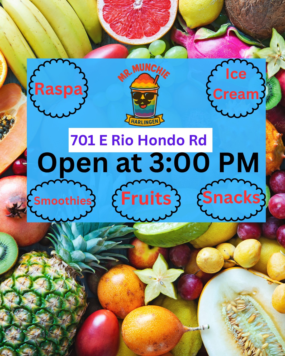 Grand opening for Munchie Galore will be next Saturday the 28th!