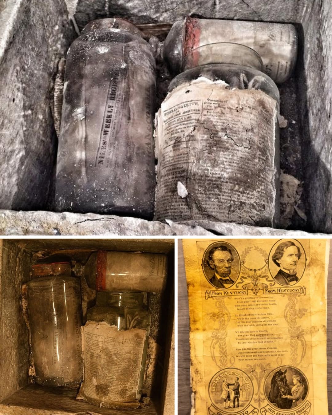 王様の牛乳、ERA.Time Capsule 118-year-old time capsule discovered in Elizabethtown, Kentucky