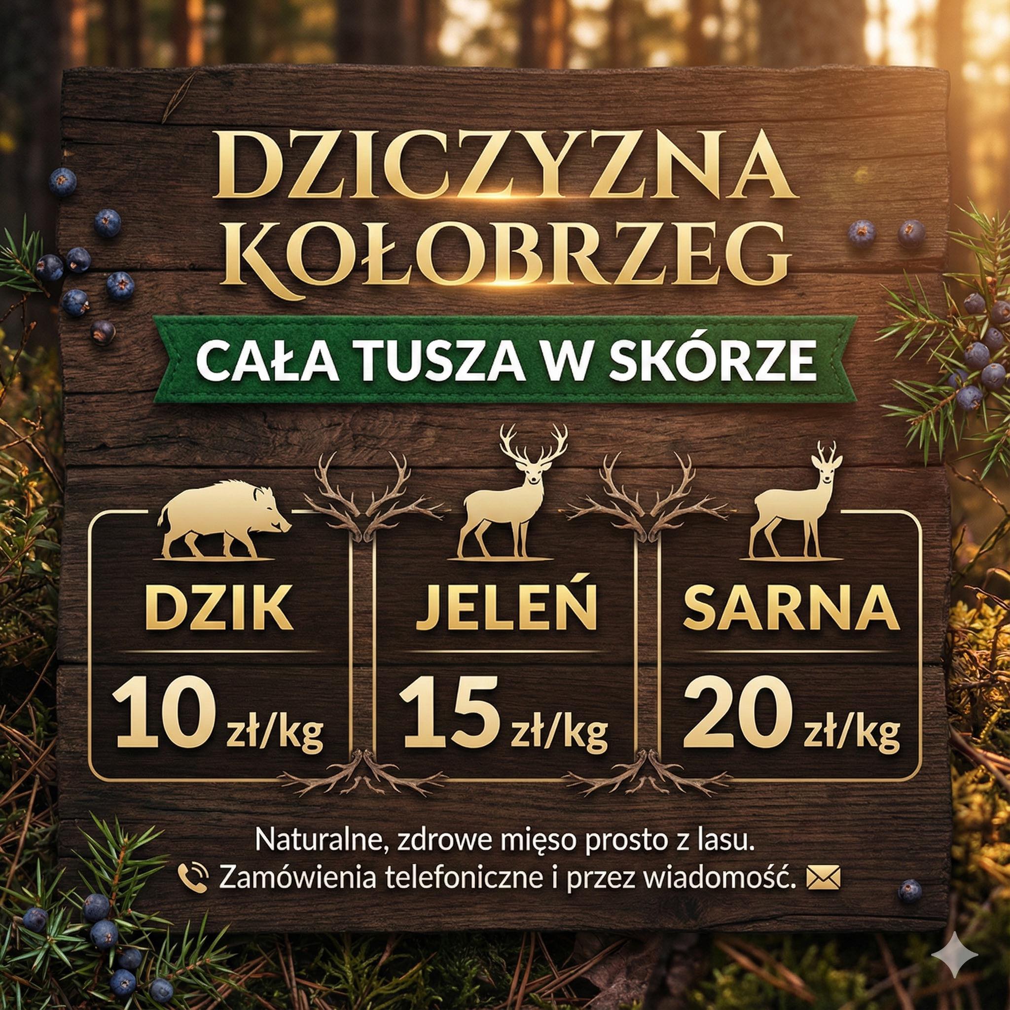Dziczyzna Kołobrzeg | Niezyn