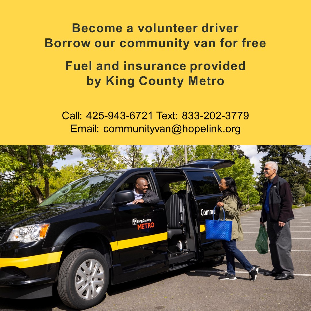 Join our Community Van. Become our... - Redmond Community Van | Facebook