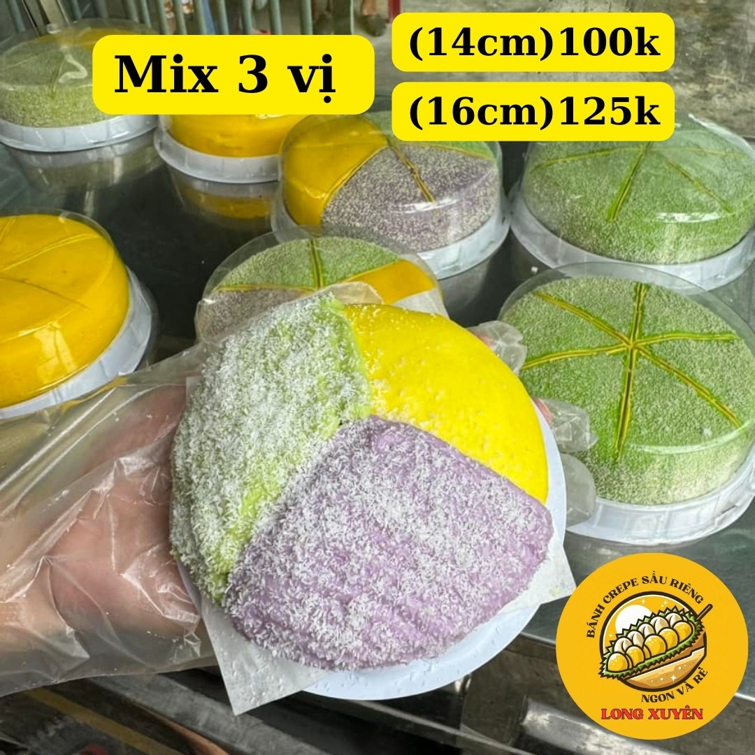 Bánh Crepe Sầu Riêng Ngon Và Rẻ Long Xuyên | Long Xuyên