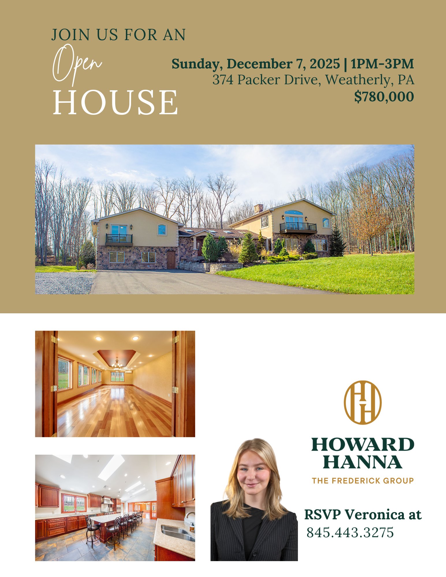 This mega mansion is located at 827 Hanover Street in New Oxford