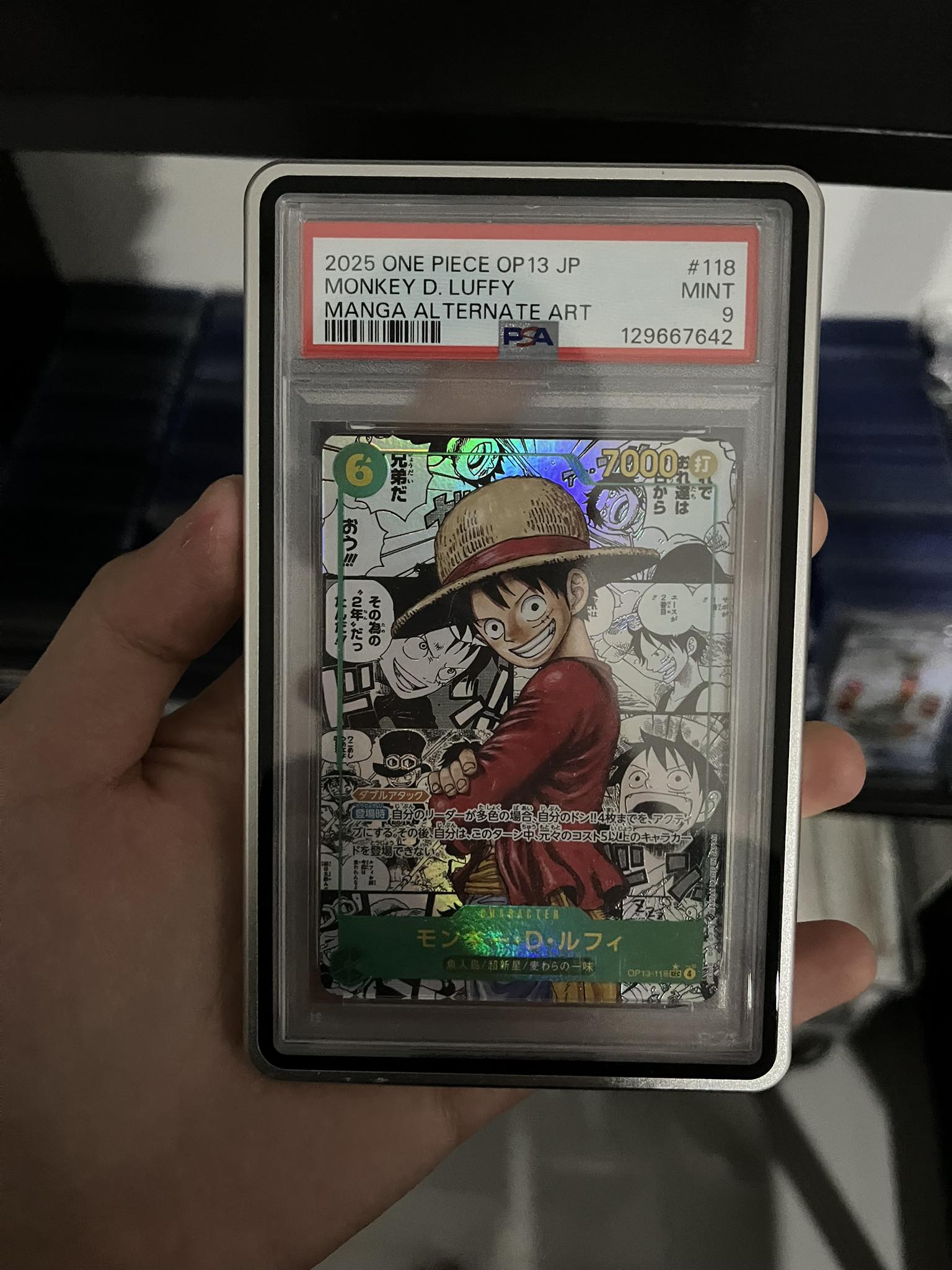 PSA 9 One Piece English 1st Anniversary Set
