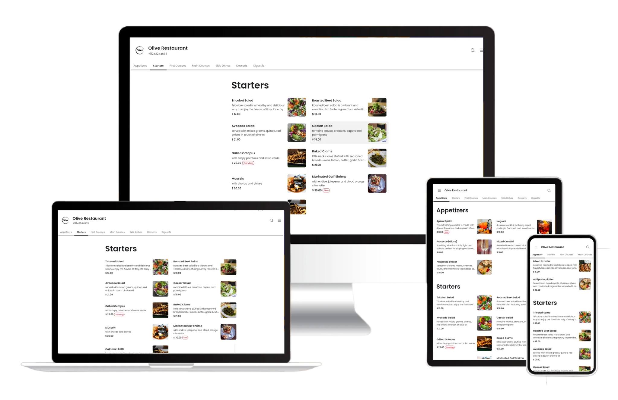 Smart menu pro