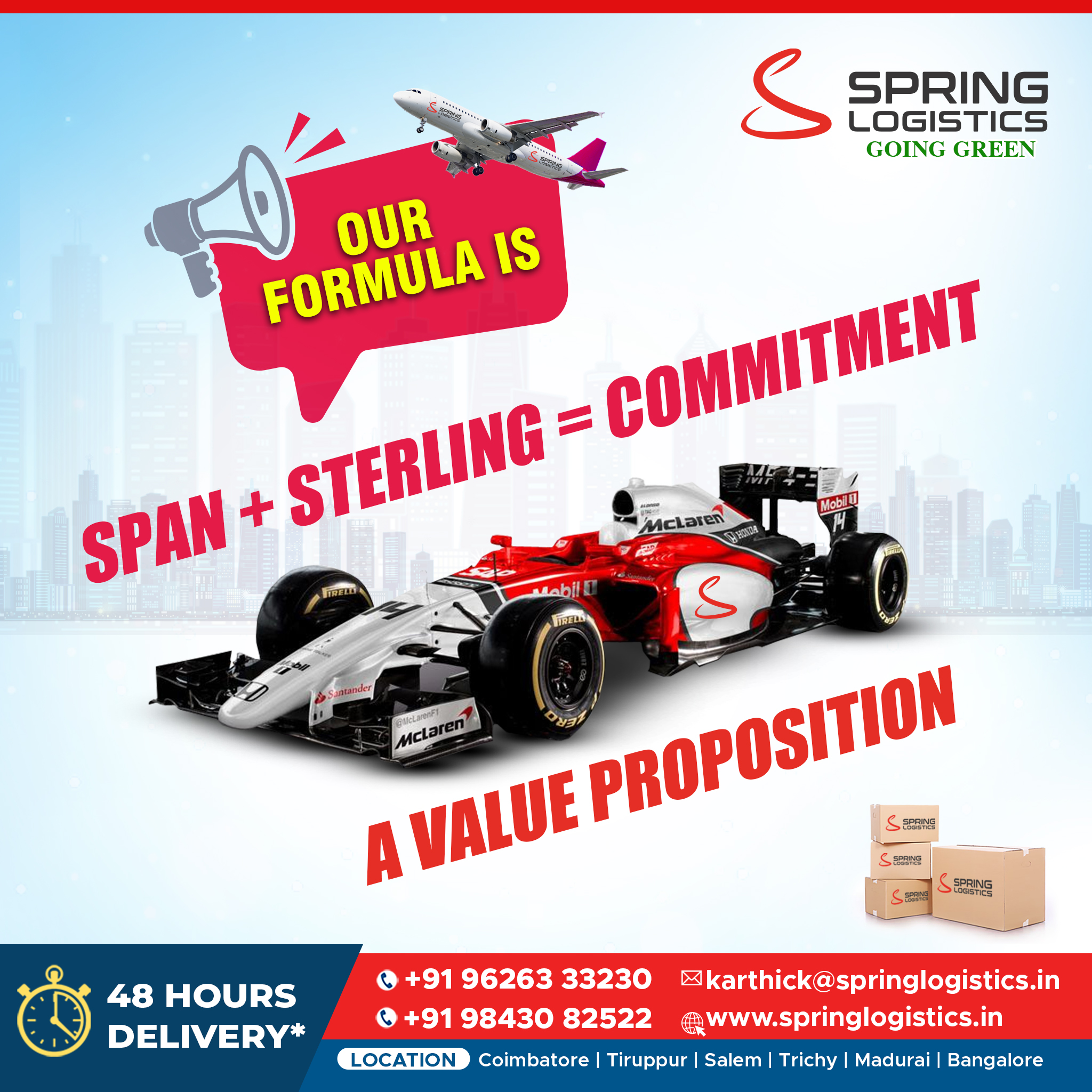 Spring Logistics | Coimbatore