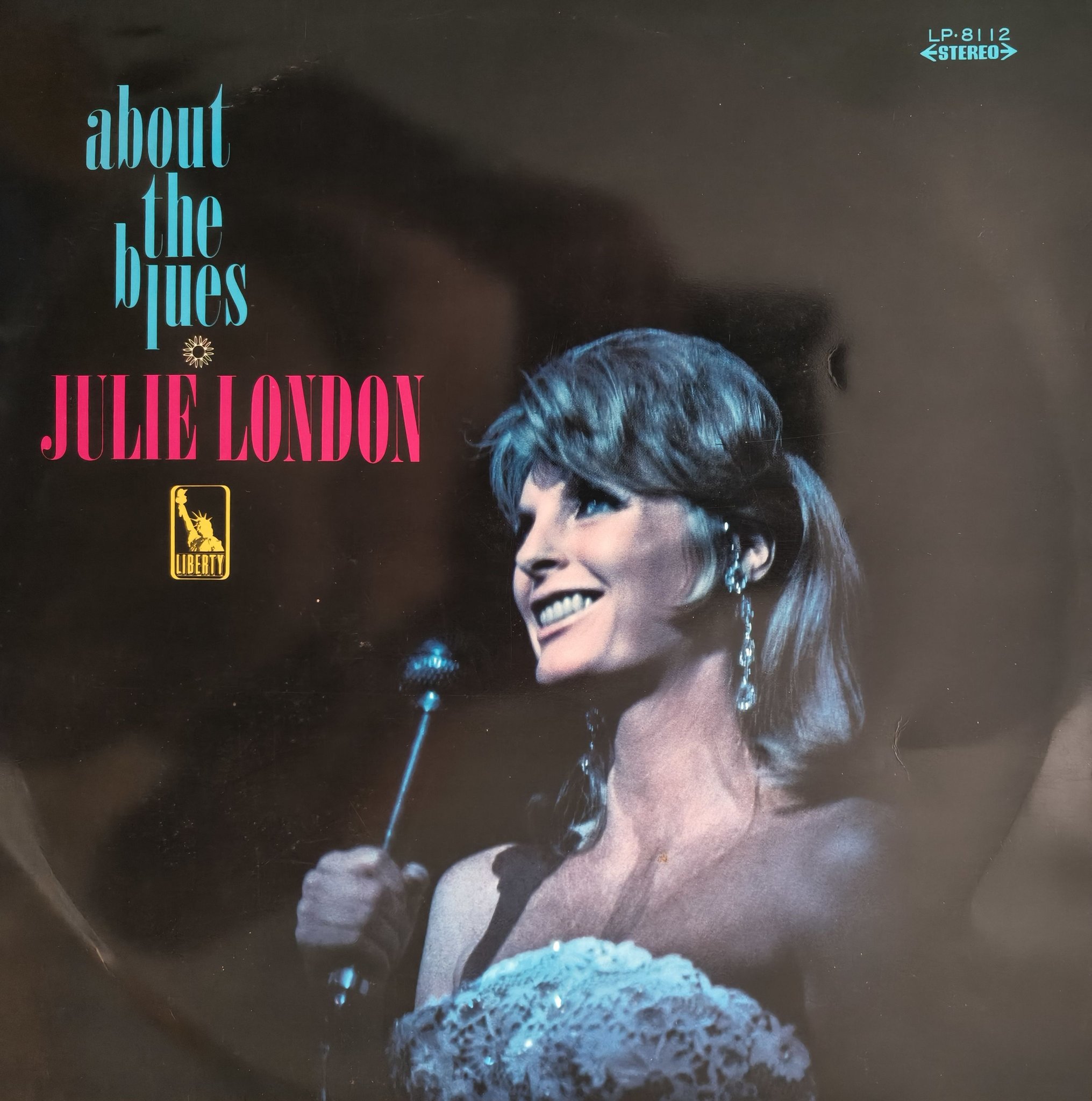 Julie London, About the Blues, Japanese red vinyl LP.