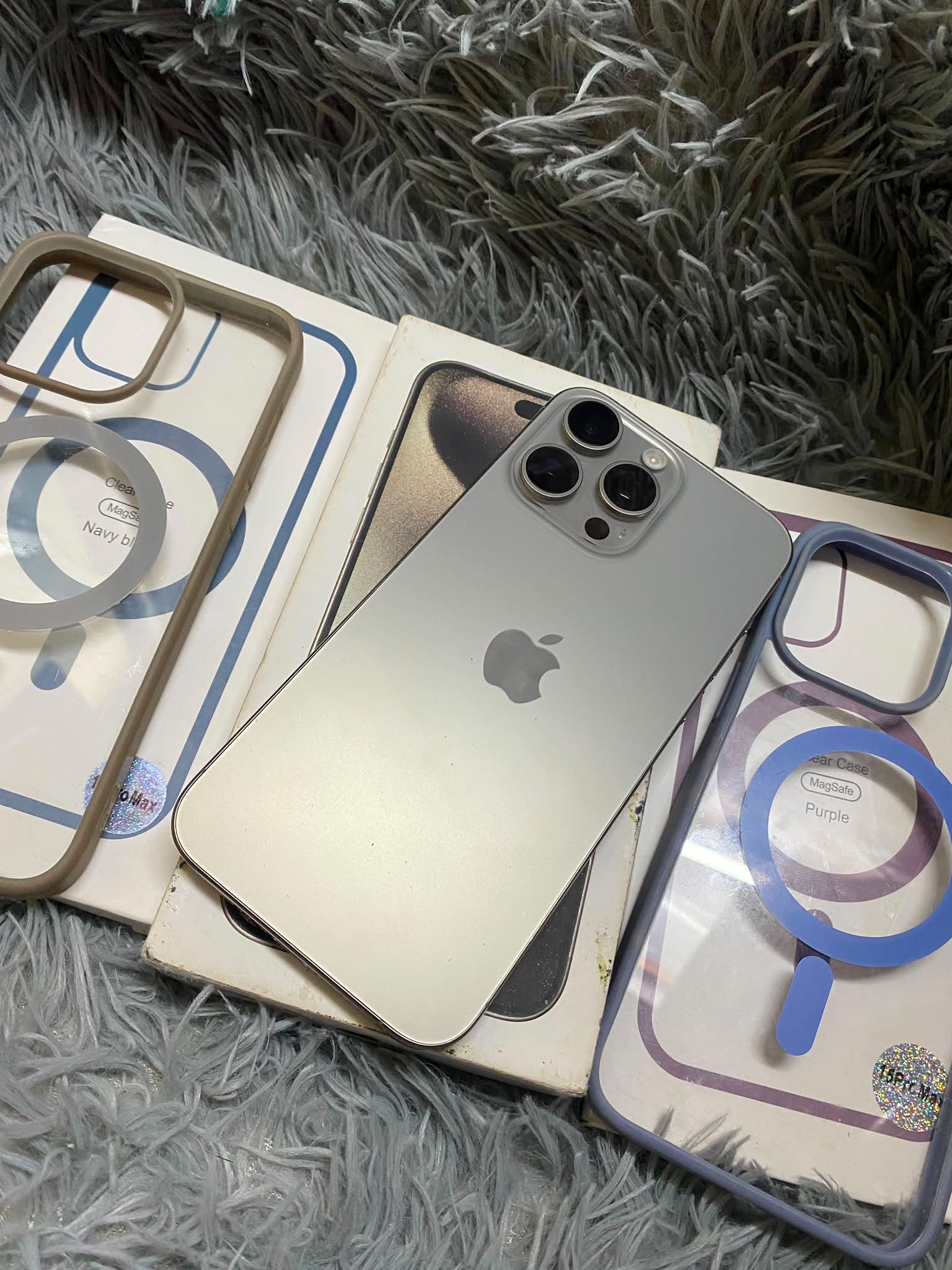 IPHONE 15 PRO MAX(ZP) 256GB FACE ID ON & TRUE TONE ON PRTS BTRI 82