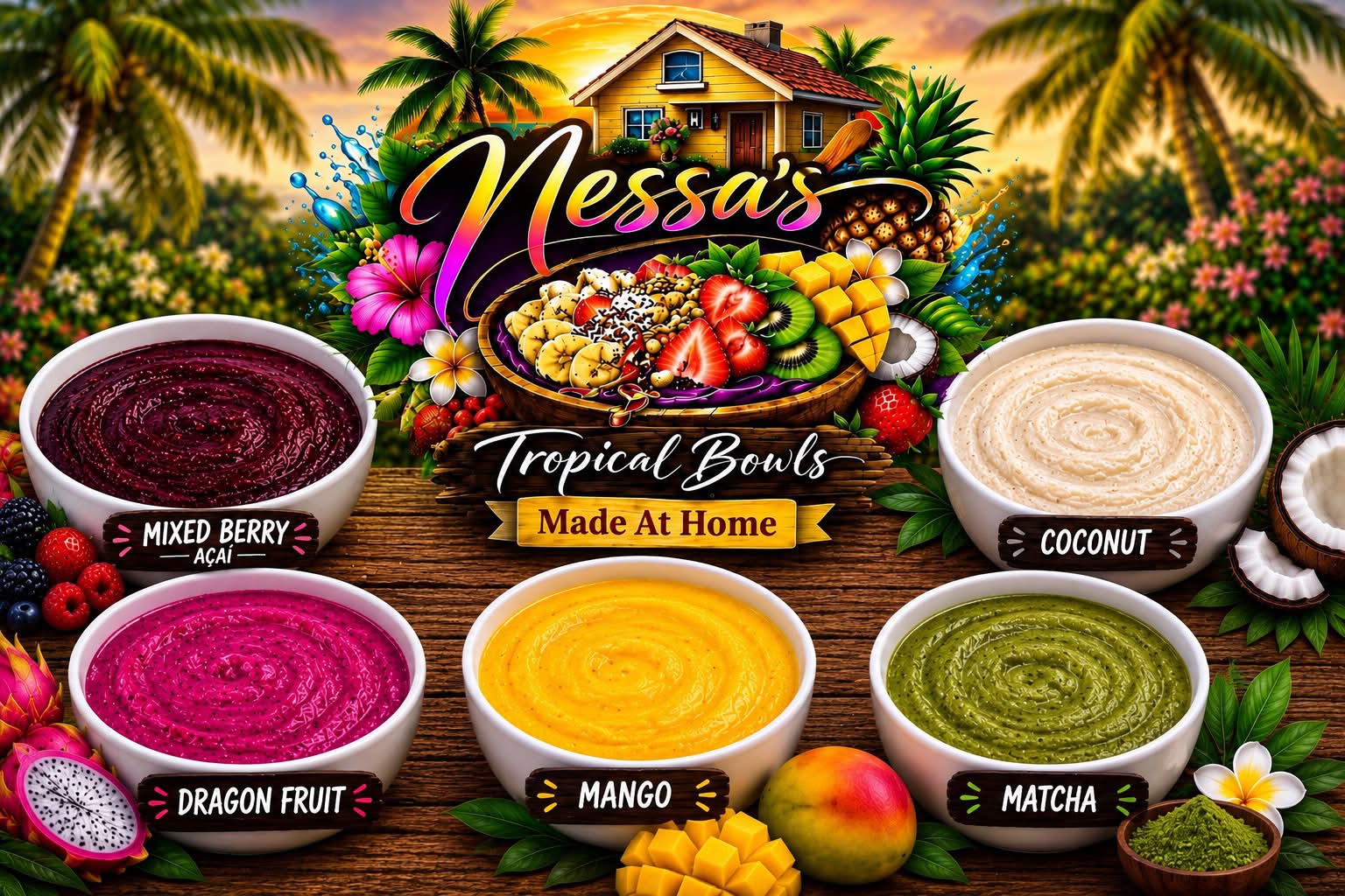 Nessa's Tropical Bowls | Kearney NE